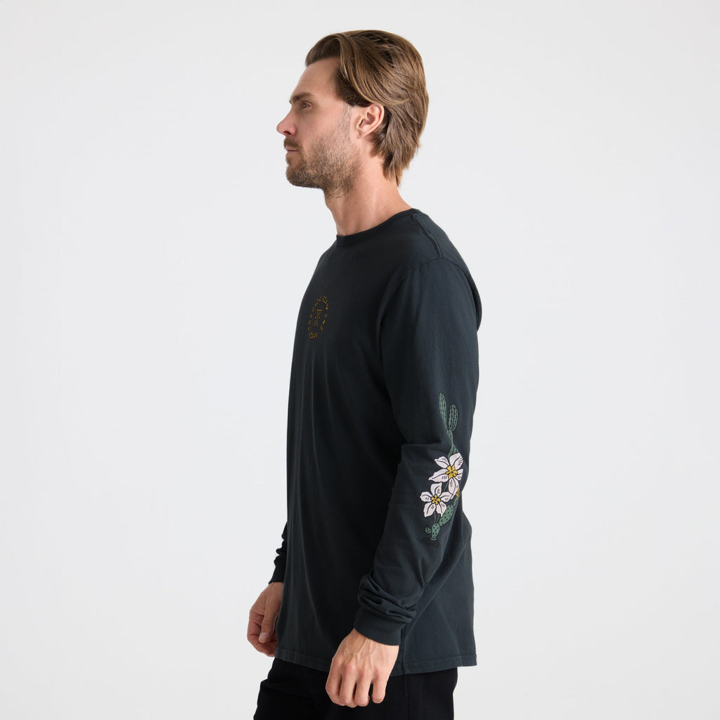 Jaguar Langarm Premium-T-Shirt - Schwarz