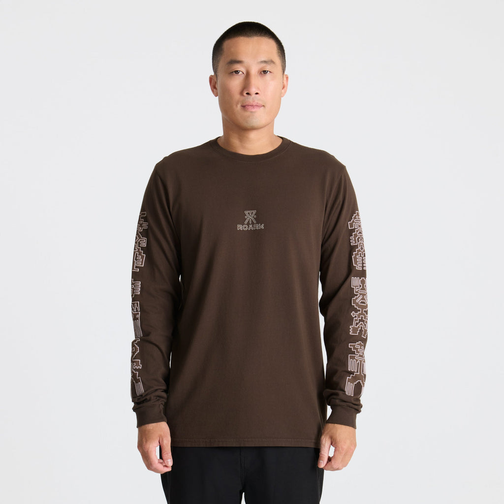 Tomas Premium Langarm Tee - Dark Braun (Deutsche Ausgabe)