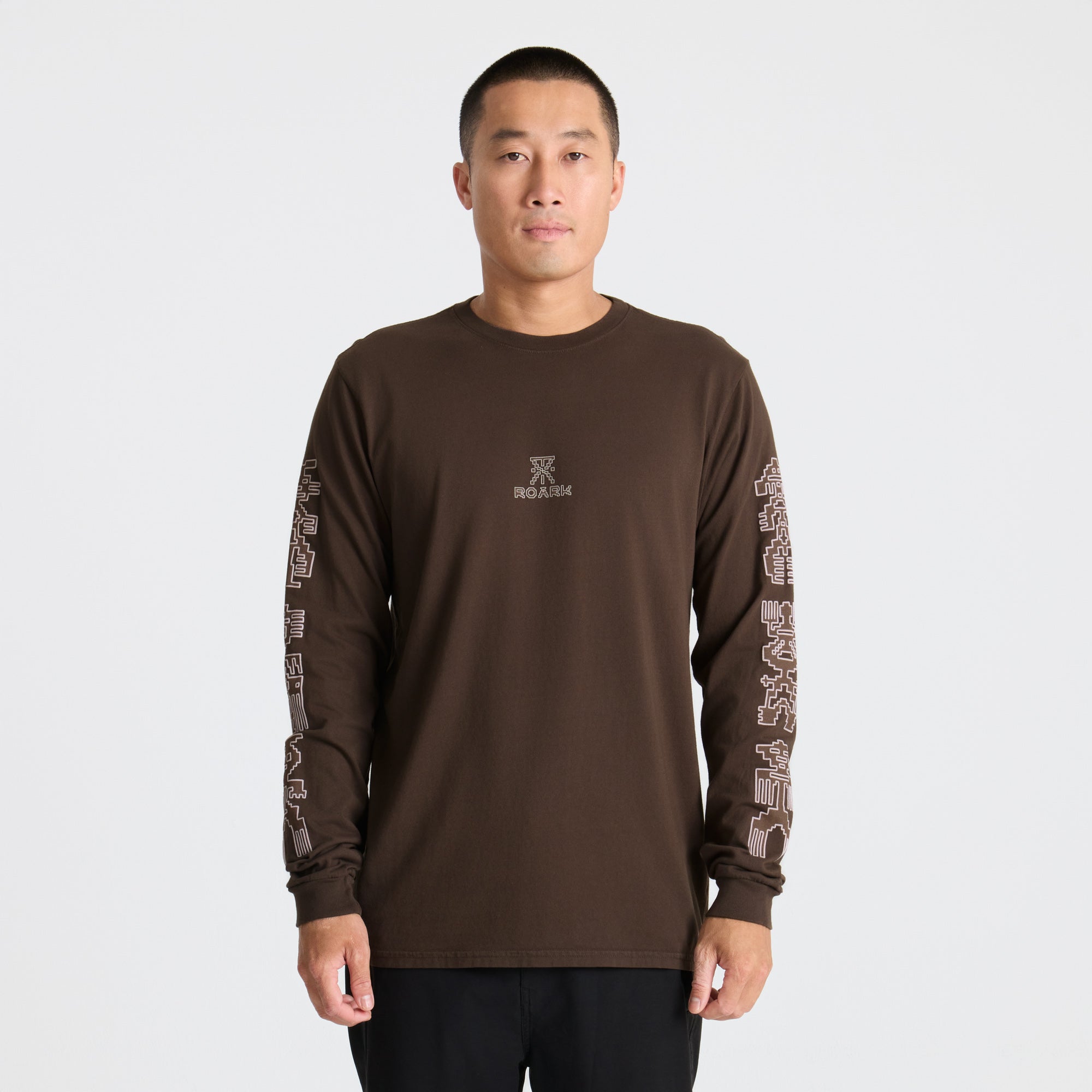 Tomas Premium Langarm Tee - Dark Braun (Deutsche Ausgabe)