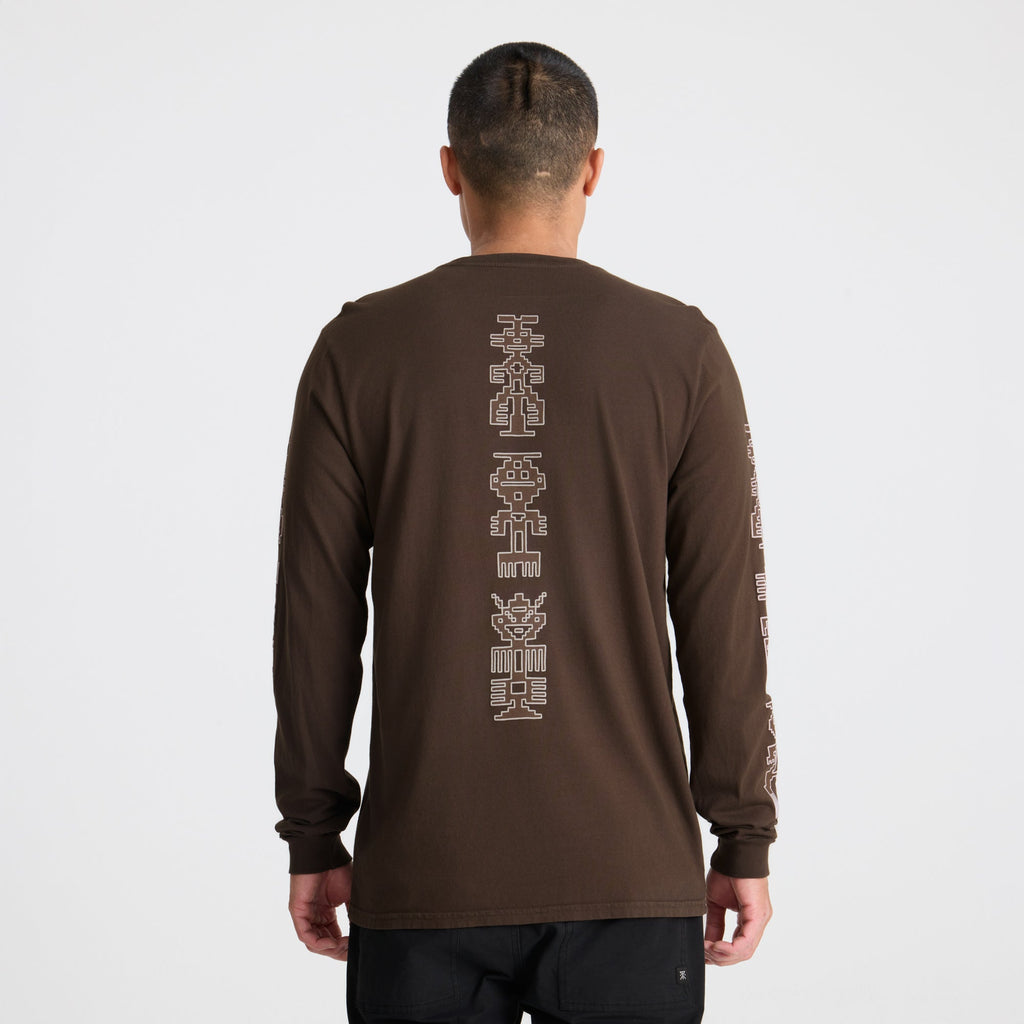 Tomas Premium Langarm Tee - Dark Braun (Deutsche Ausgabe)