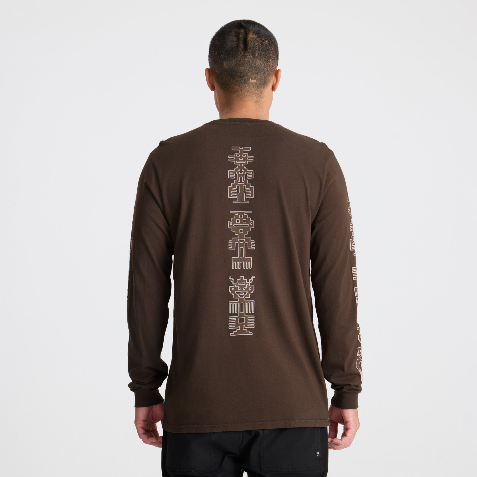 Tomas Premium Langarm Tee - Dark Braun (Deutsche Ausgabe)