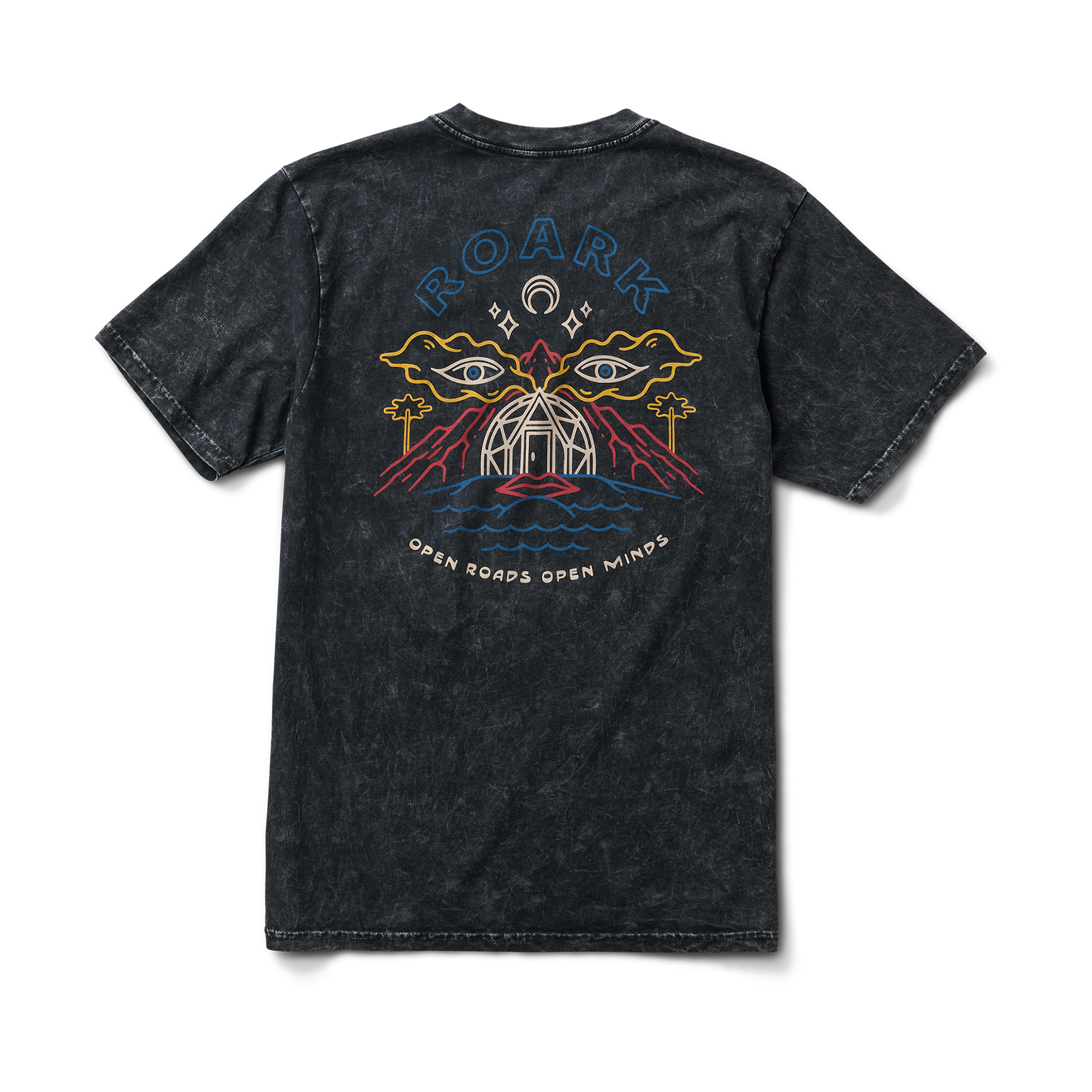 Open Roads Premium-T-Shirt - Schwarz