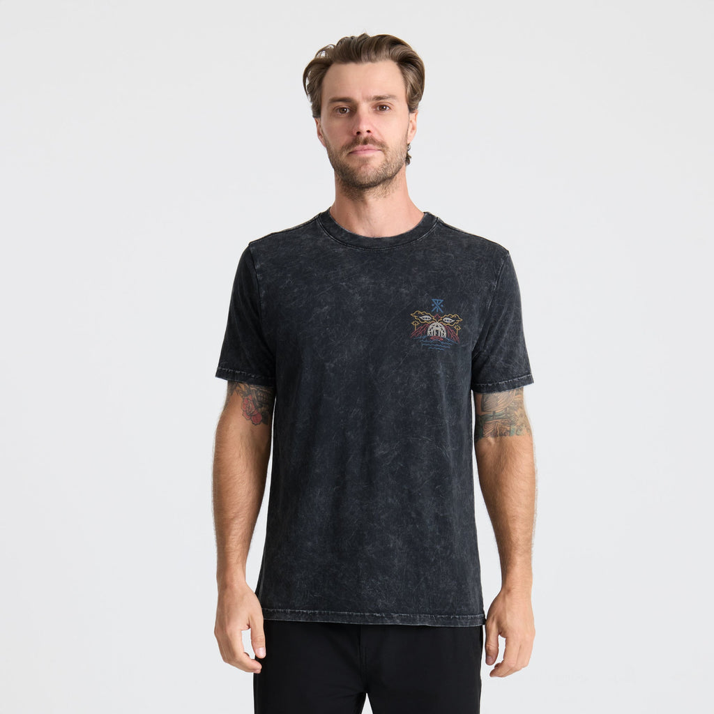 Open Roads Premium-T-Shirt - Schwarz