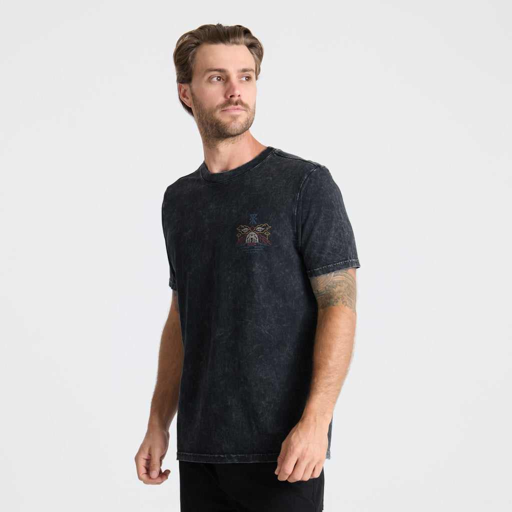 Open Roads Premium-T-Shirt - Schwarz