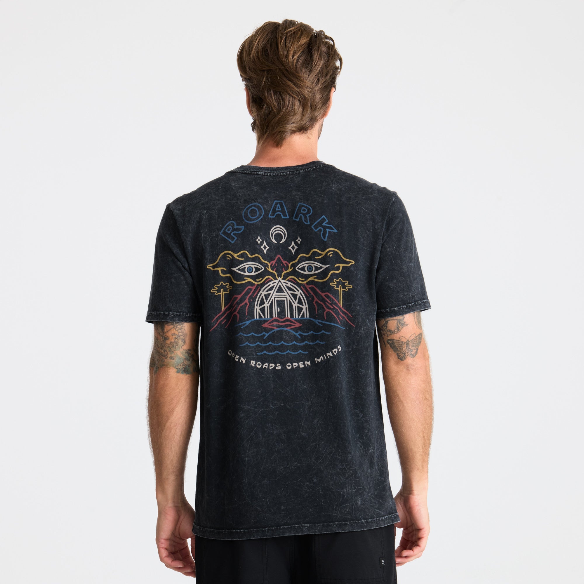 Open Roads Premium-T-Shirt - Schwarz