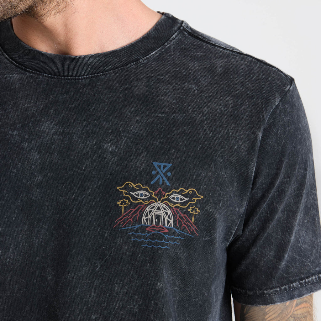 Open Roads Premium-T-Shirt - Schwarz