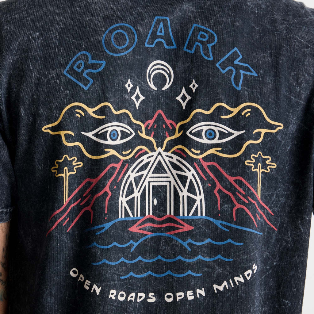 Open Roads Premium-T-Shirt - Schwarz