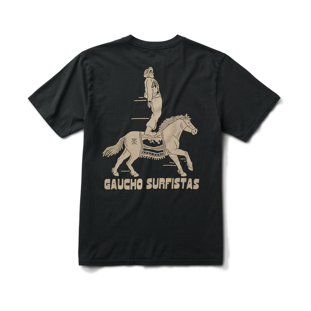 Surfista Premium-T-Shirt - Schwarz