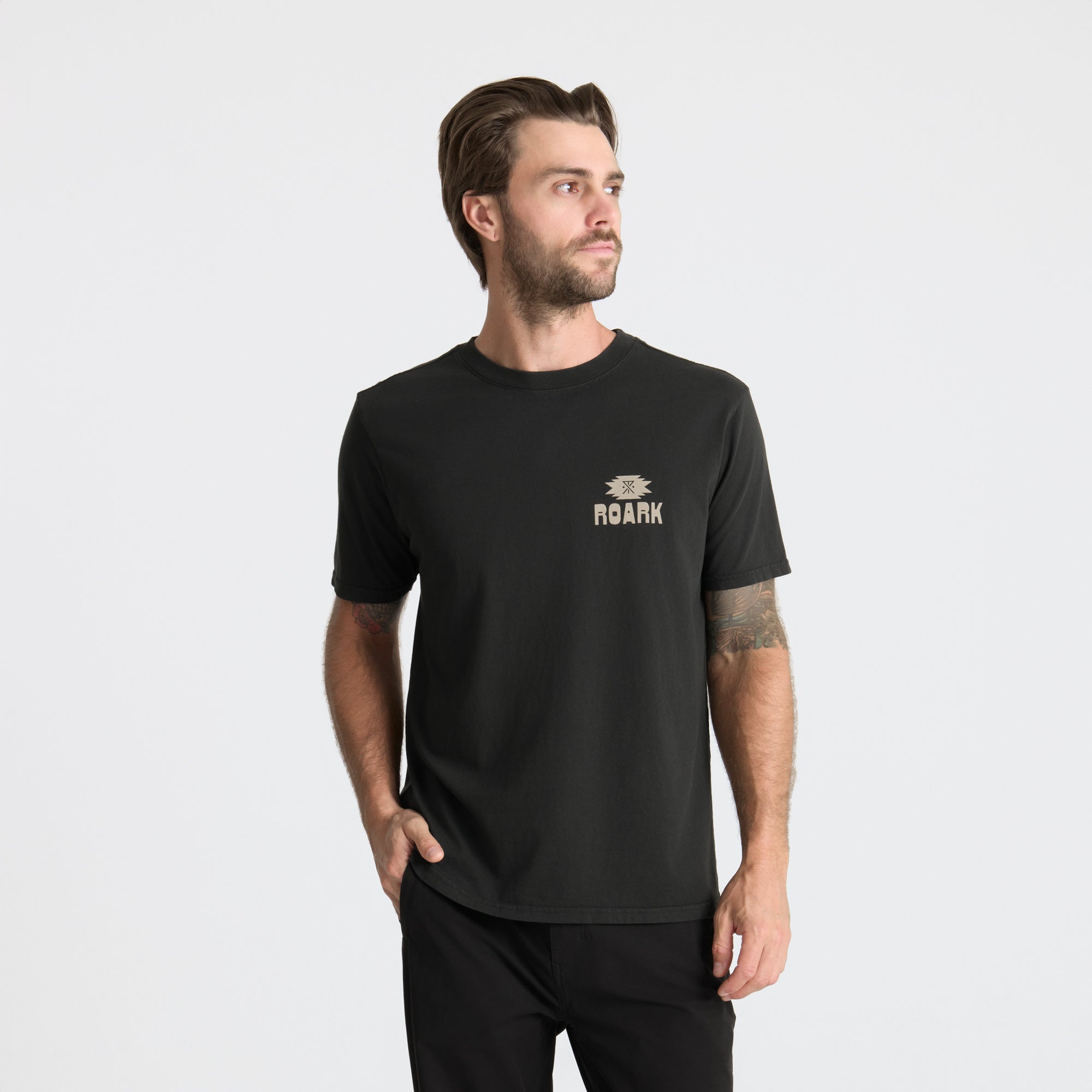 Surfista Premium-T-Shirt - Schwarz