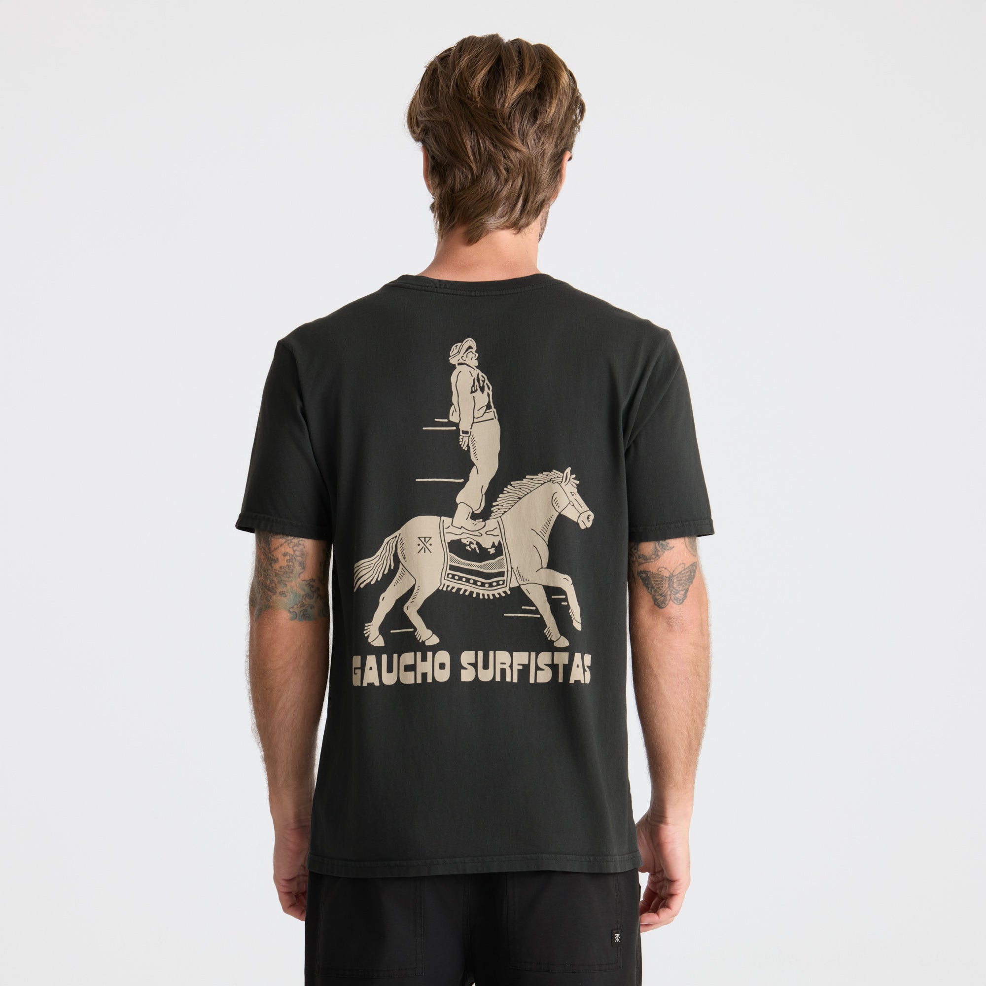Surfista Premium-T-Shirt - Schwarz