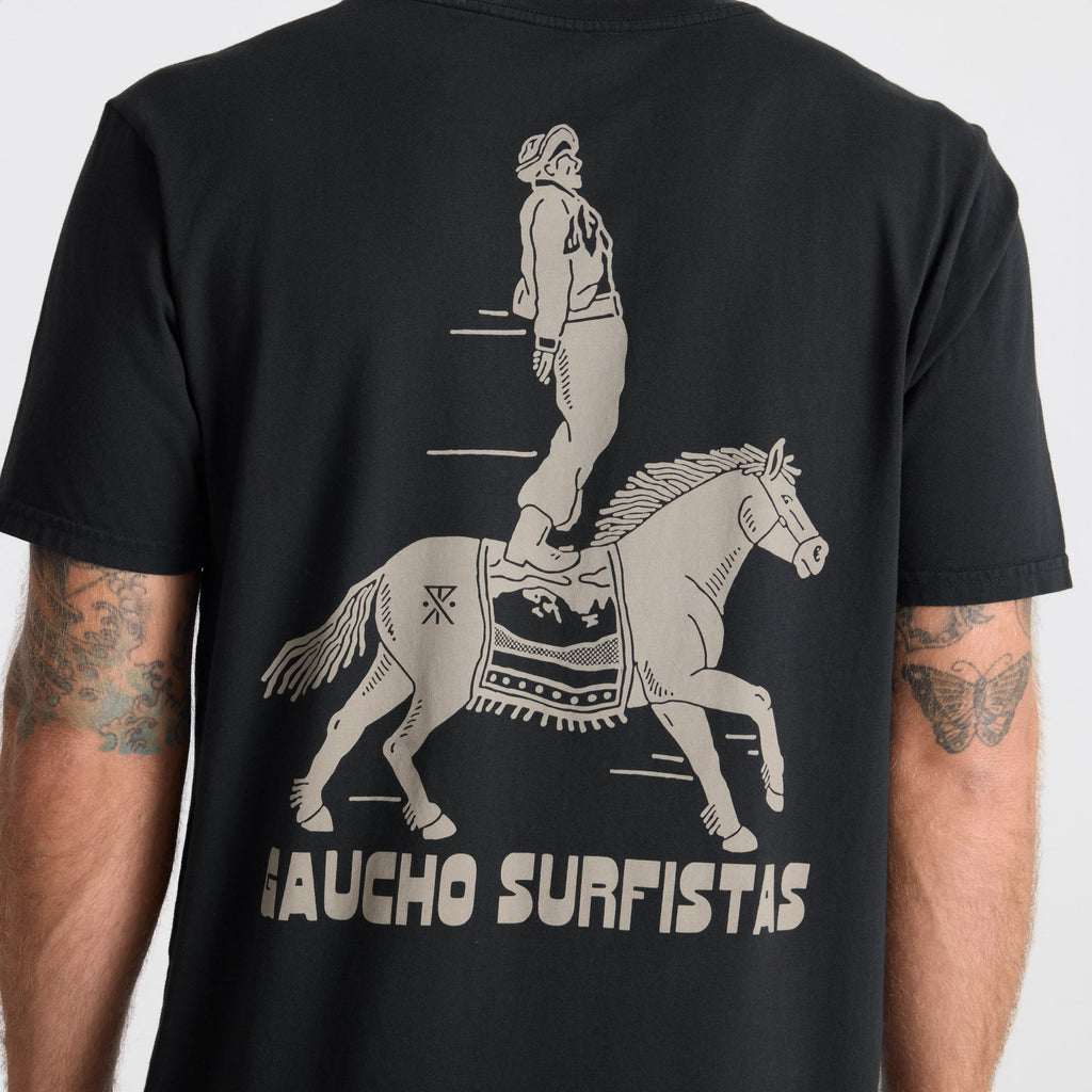 Surfista Premium-T-Shirt - Schwarz