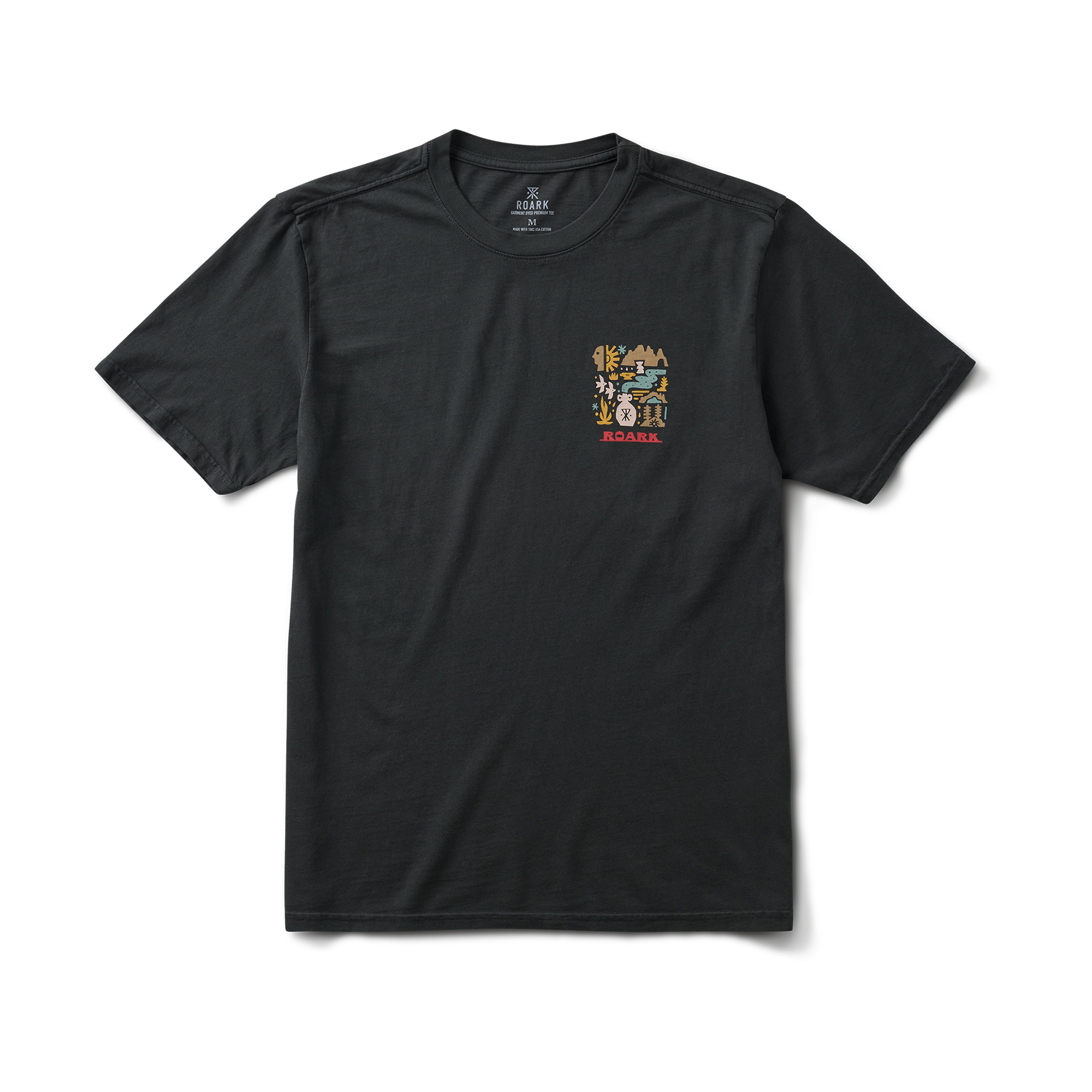 Genießen Sie Premium-T-Shirt - Schwarz