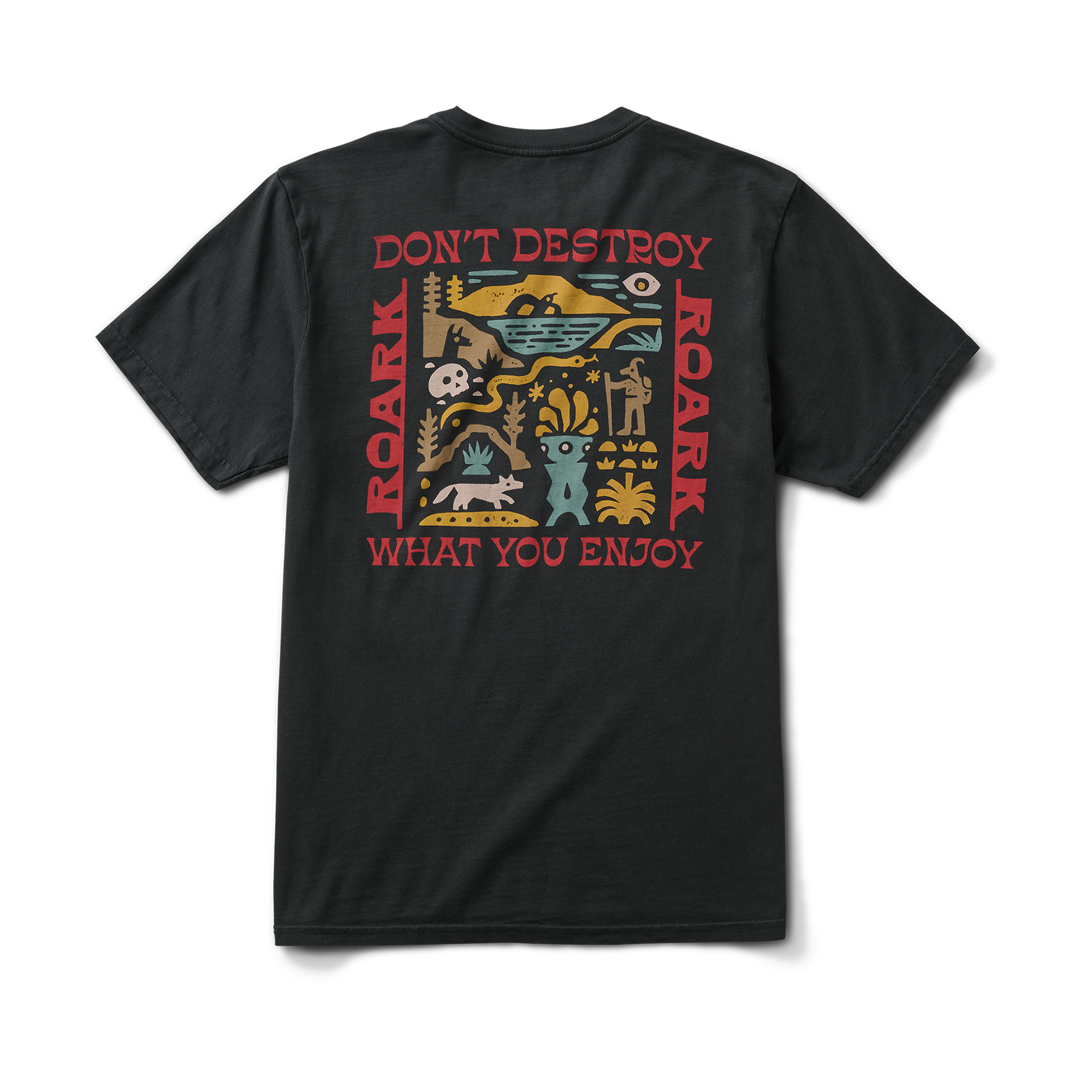 Genießen Sie Premium-T-Shirt - Schwarz