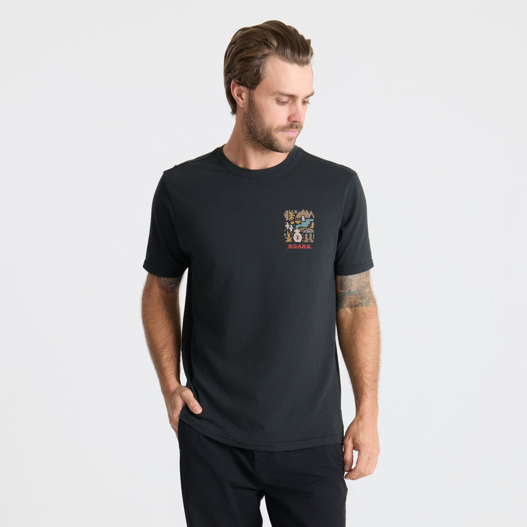 Genießen Sie Premium-T-Shirt - Schwarz