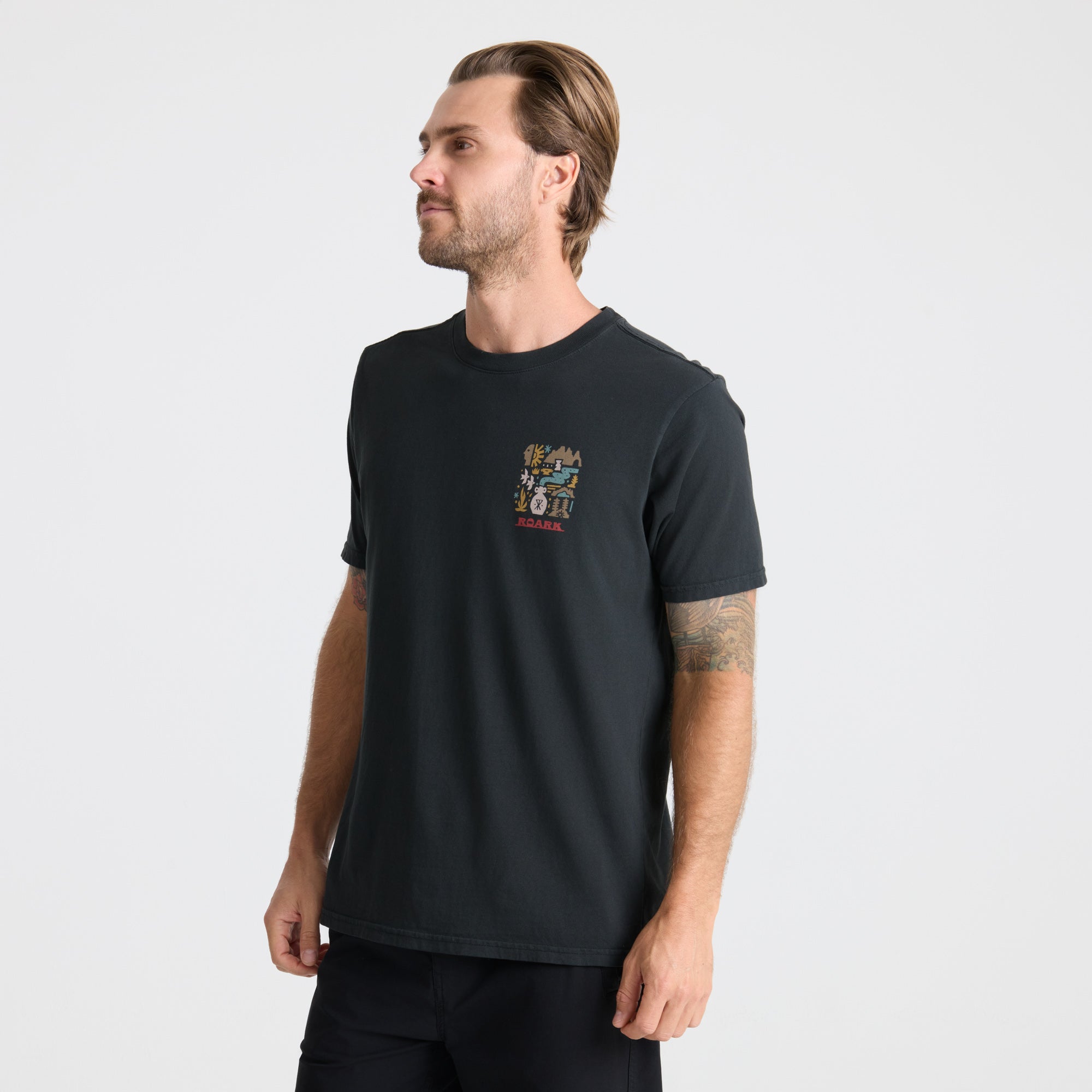 Genießen Sie Premium-T-Shirt - Schwarz