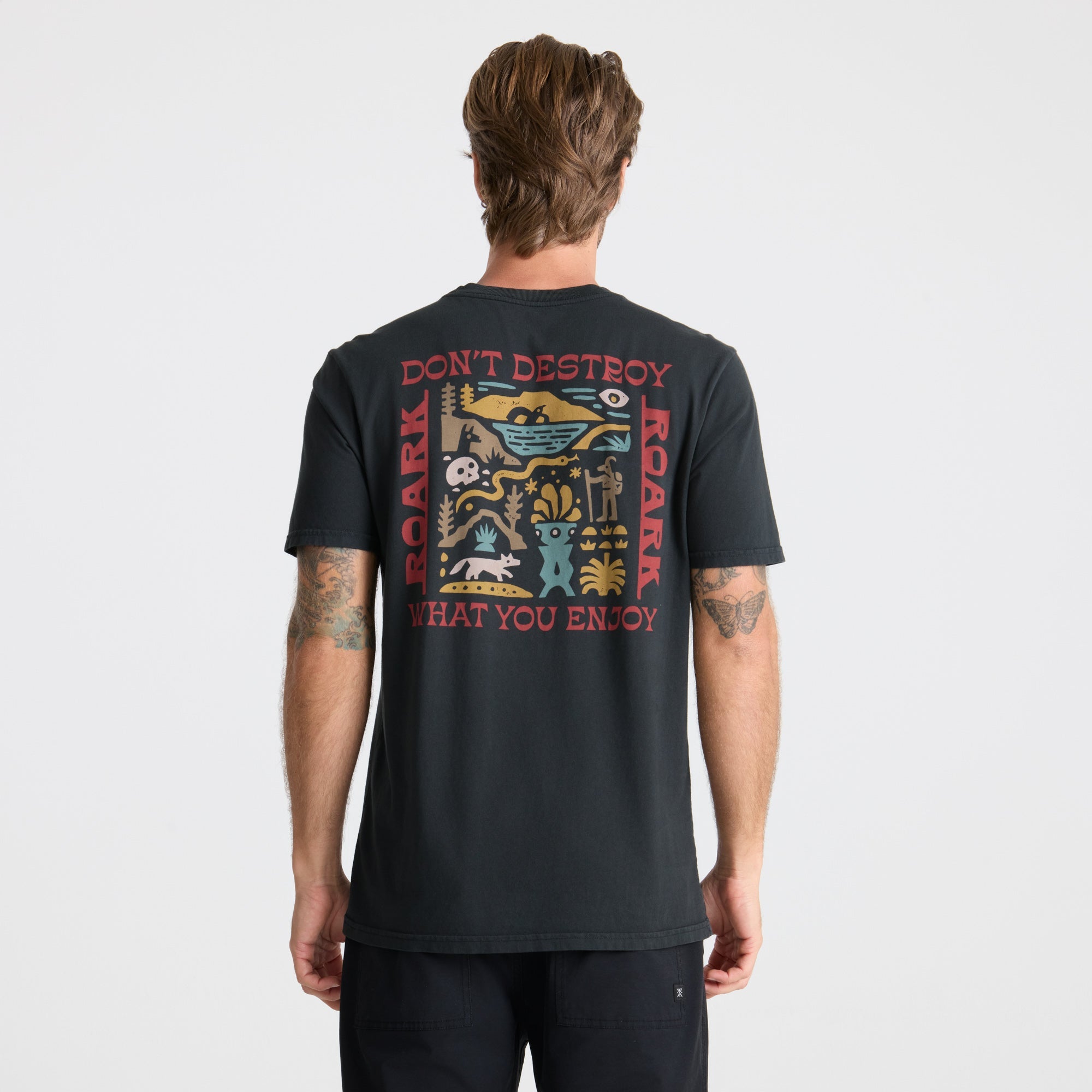 Genießen Sie Premium-T-Shirt - Schwarz