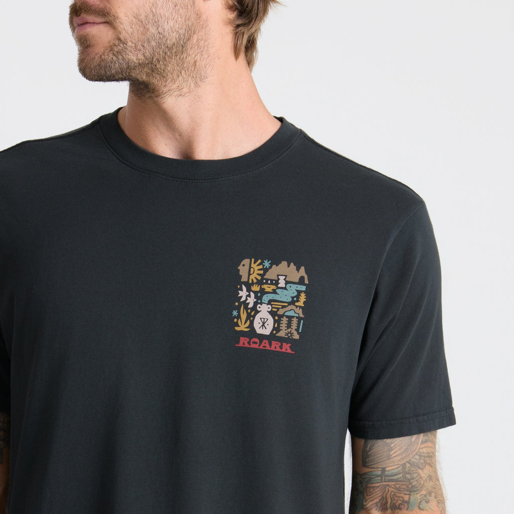Genießen Sie Premium-T-Shirt - Schwarz