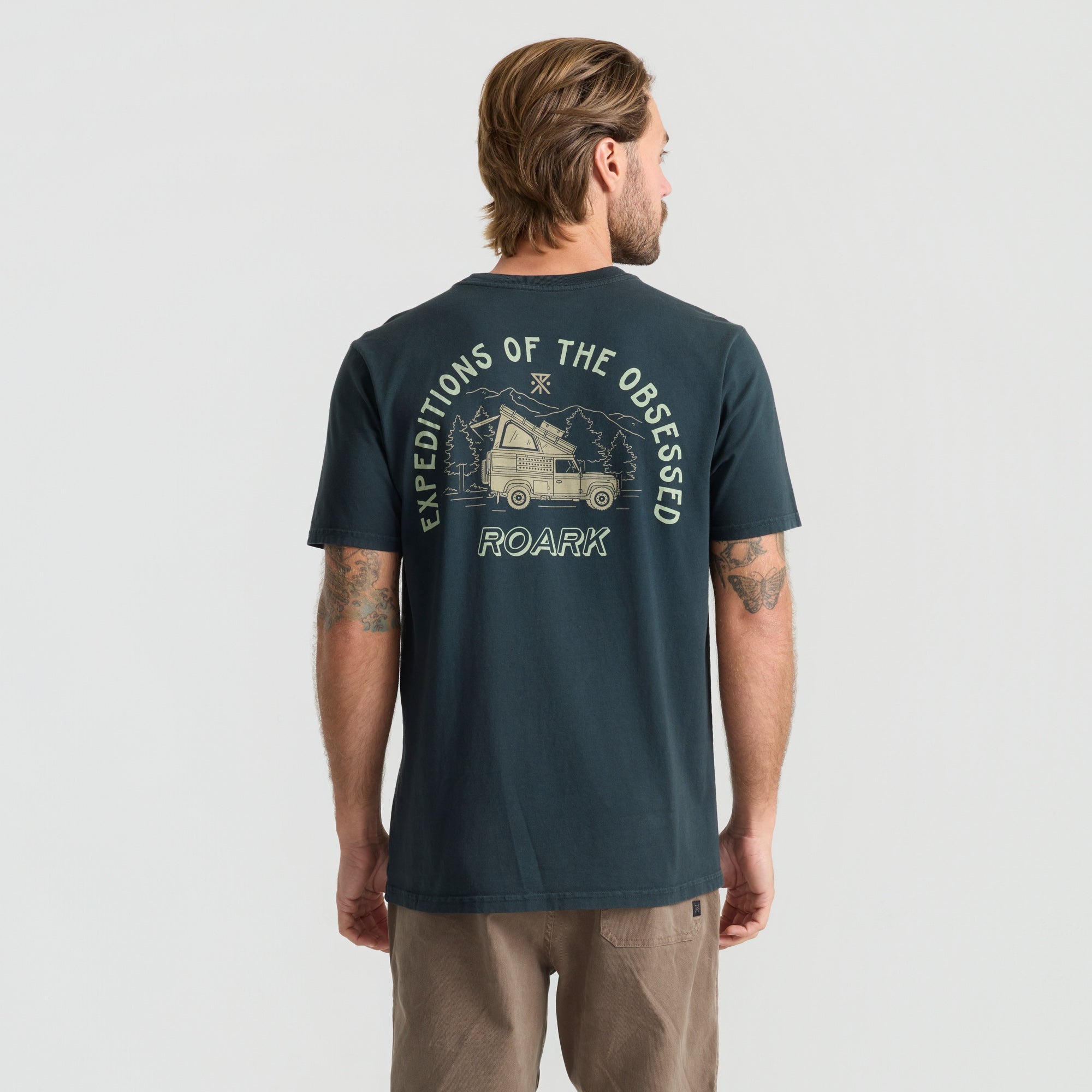Camper Premium-T-Shirt - Schwarz gewaschen