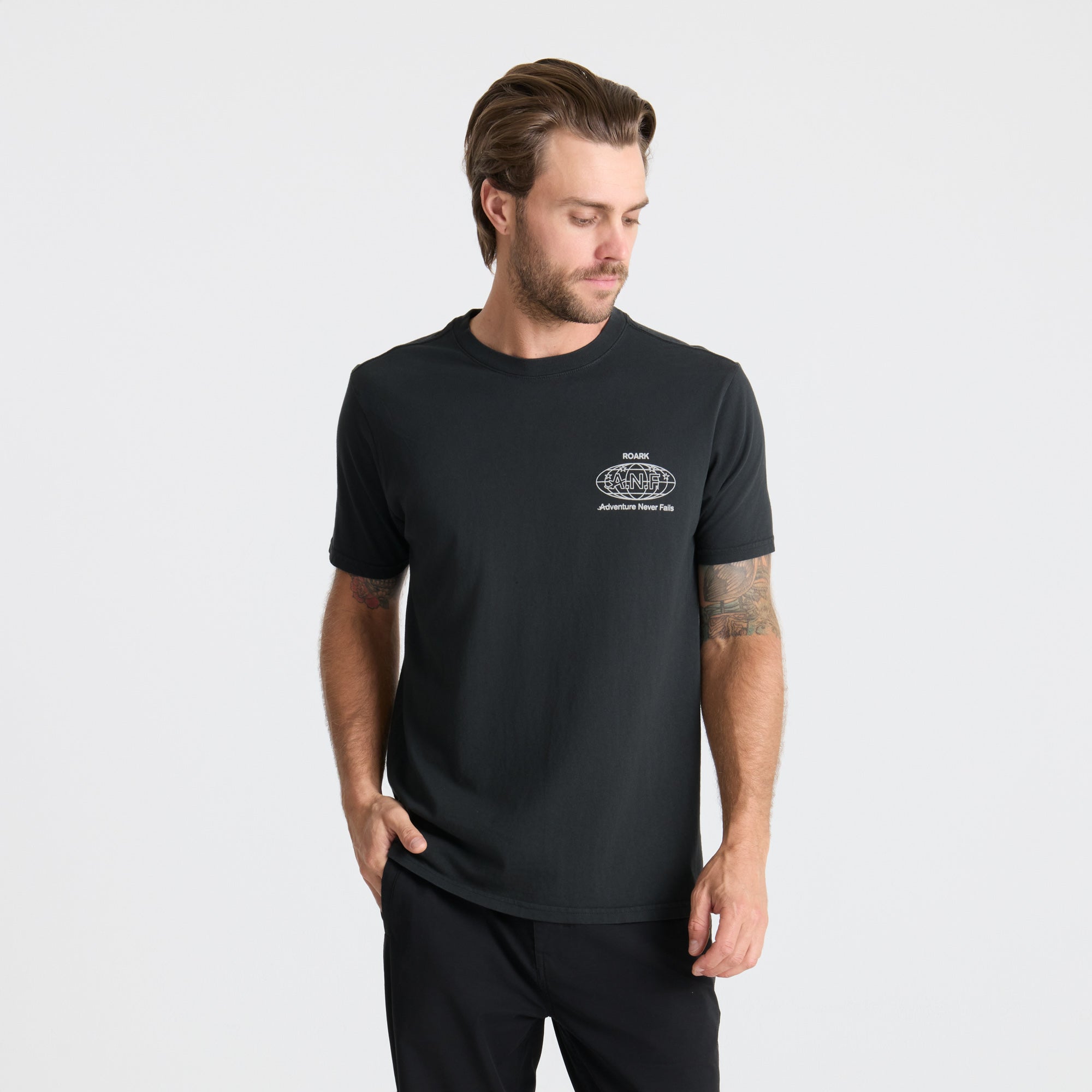 ANF Premium-T-Shirt - Schwarz