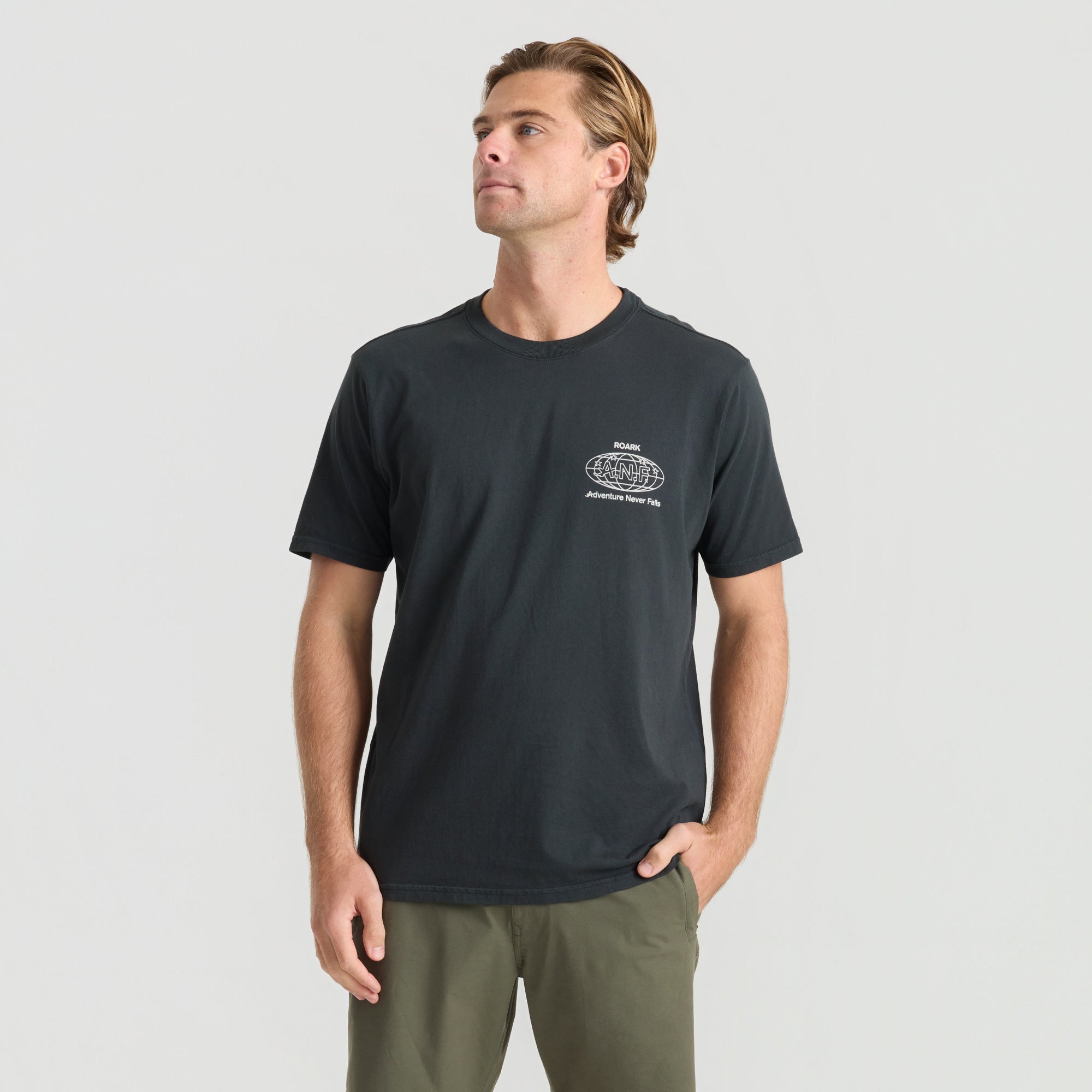 ANF Premium-T-Shirt - Schwarz gewaschen