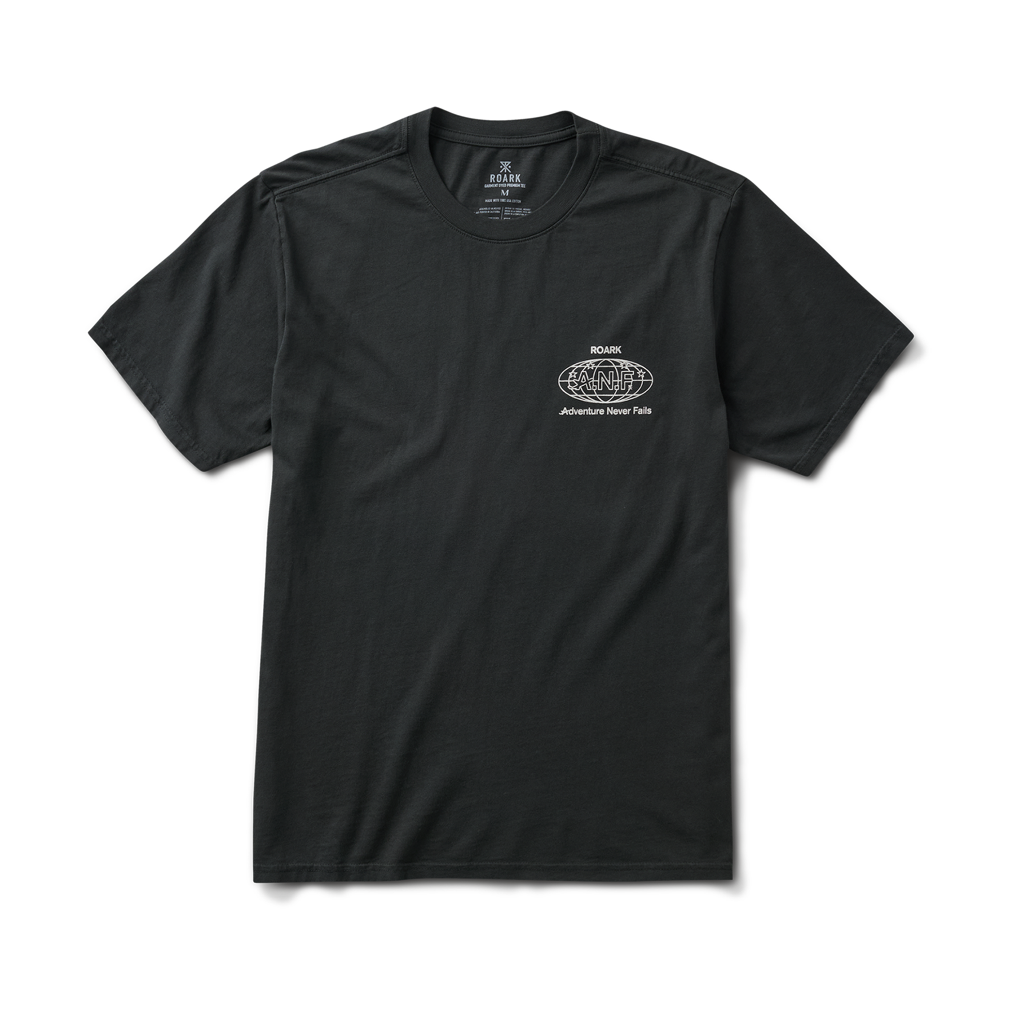 ANF Premium-T-Shirt - Schwarz gewaschen
