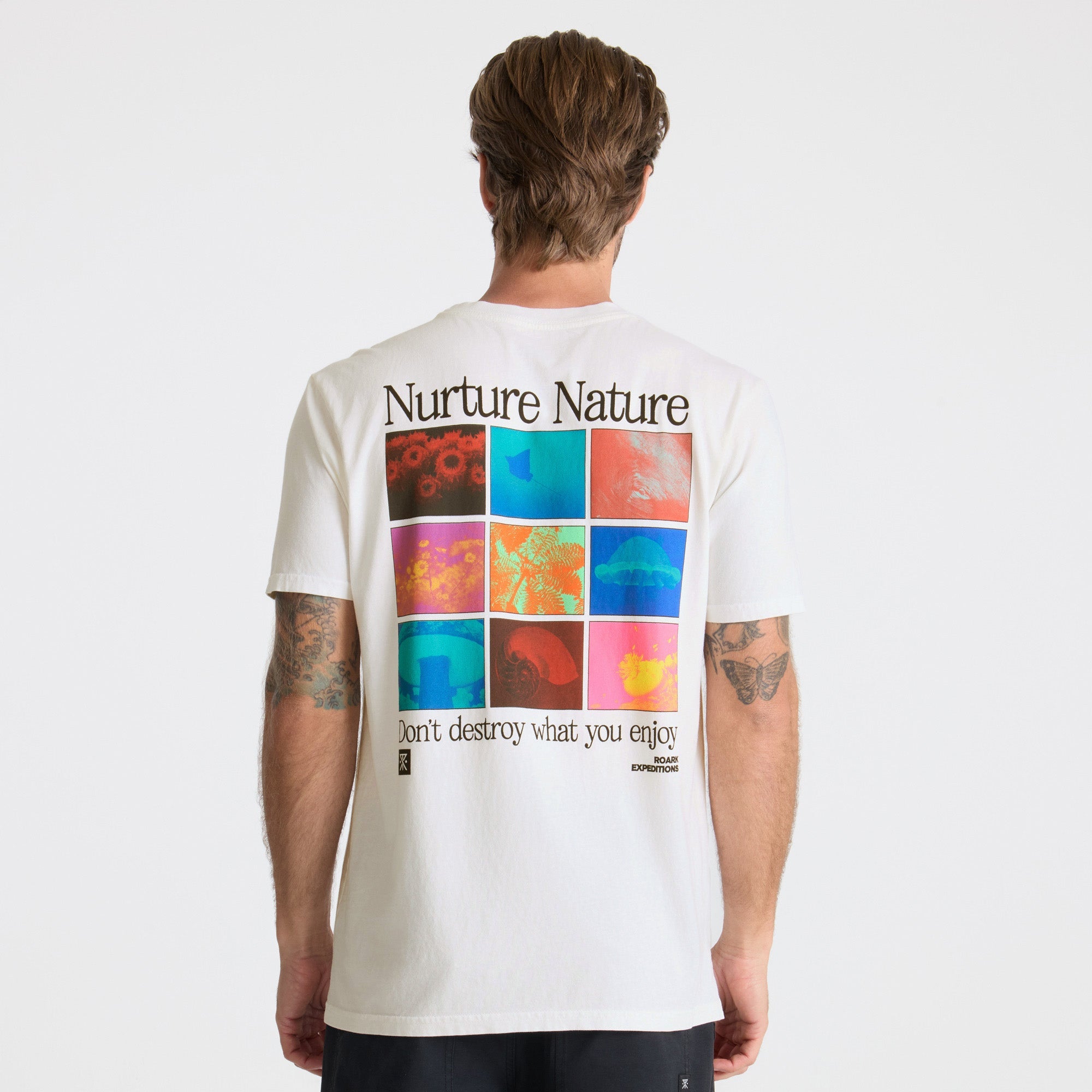 Nurture Nature Premium-T-Shirt - Cremeweiß