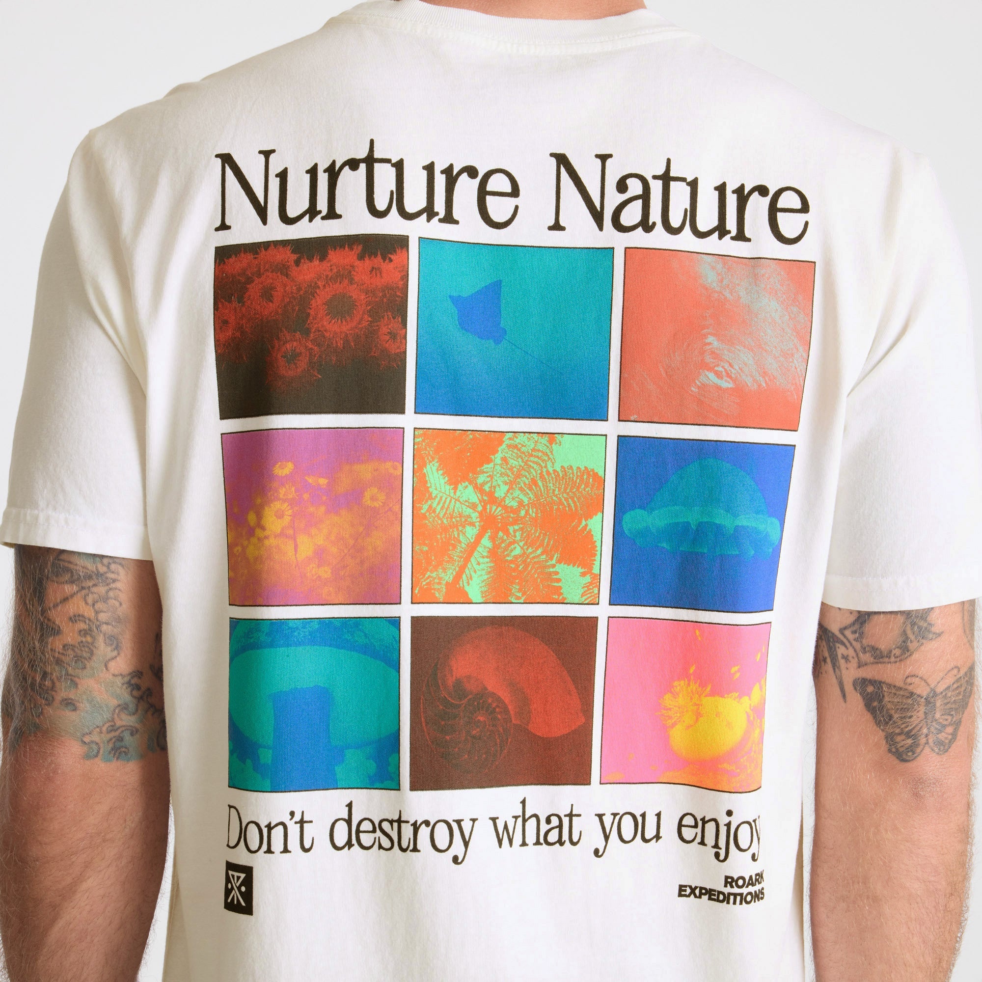 Nurture Nature Premium-T-Shirt - Cremeweiß