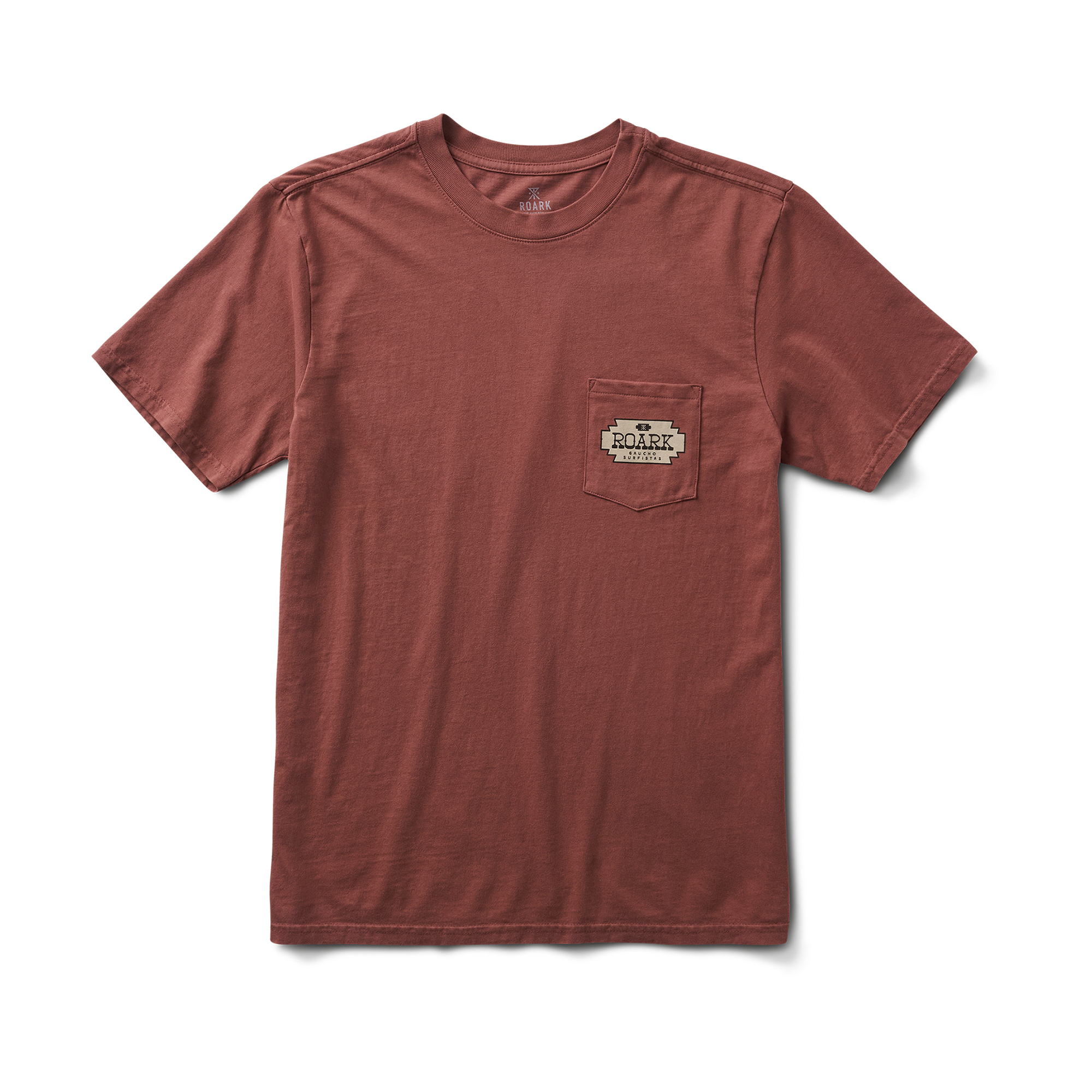 Shield Pocket Premium-T-Shirt - Roter Ton
