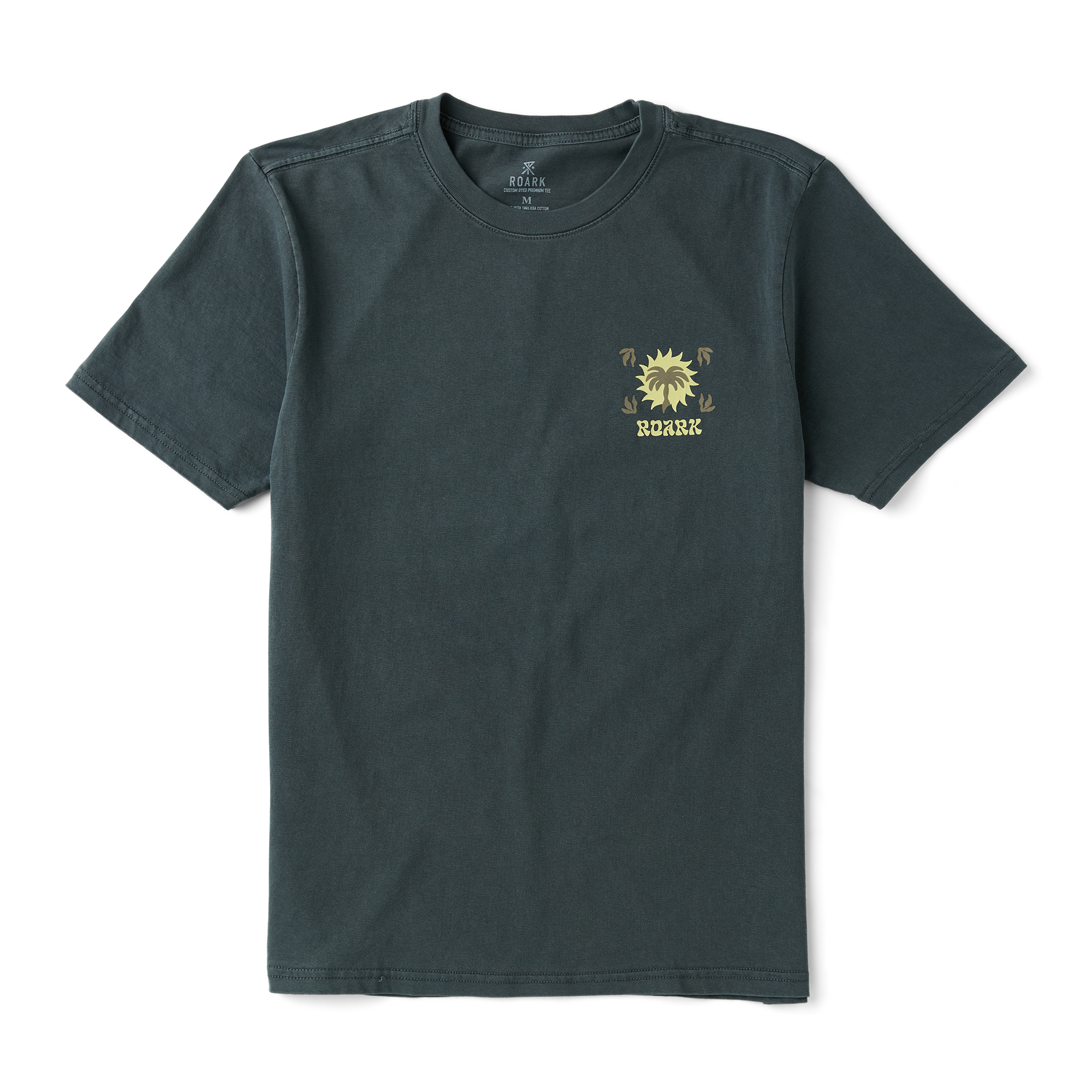 Palm Premium-T-Shirt - Holzkohle