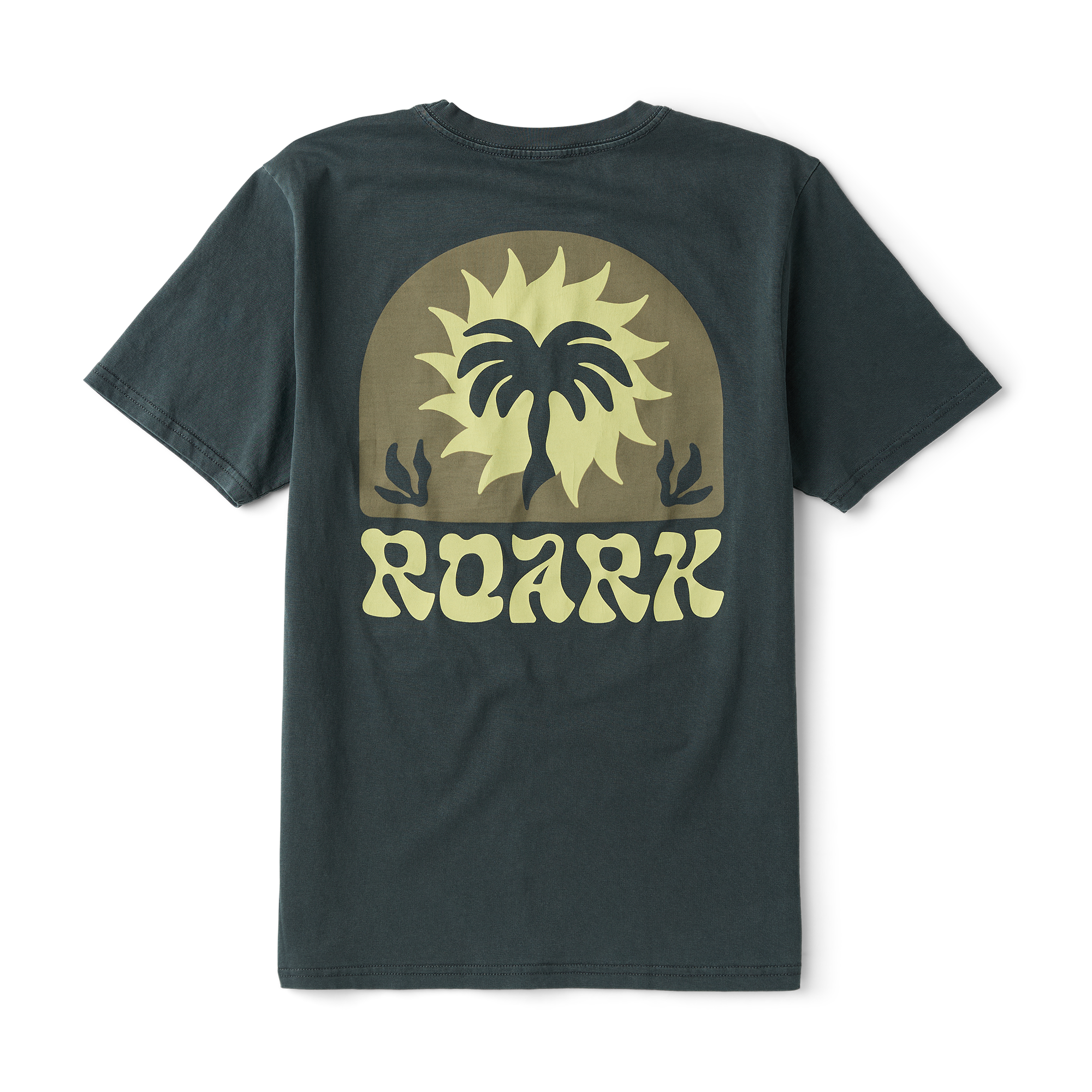 Palm Premium-T-Shirt - Holzkohle