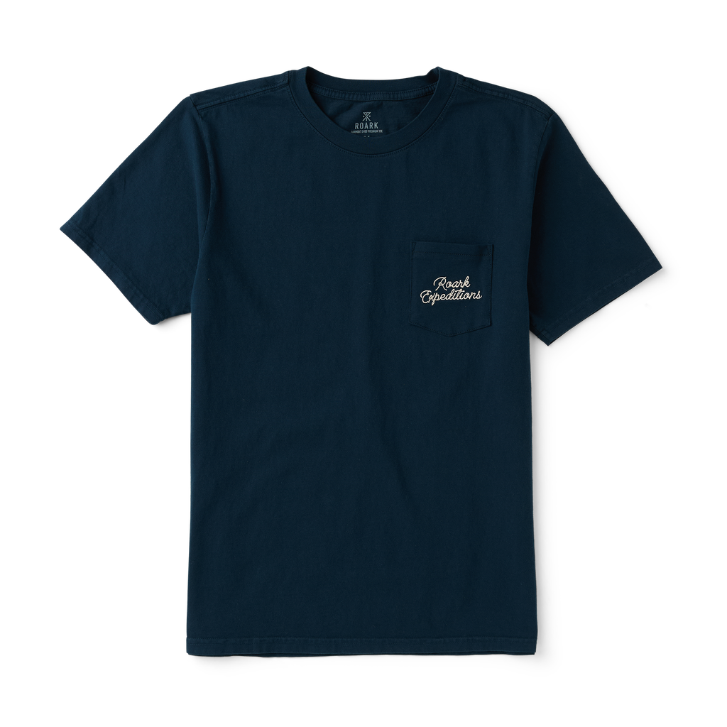 Expeditionen Pocket Premium-T-Shirt - Marine
