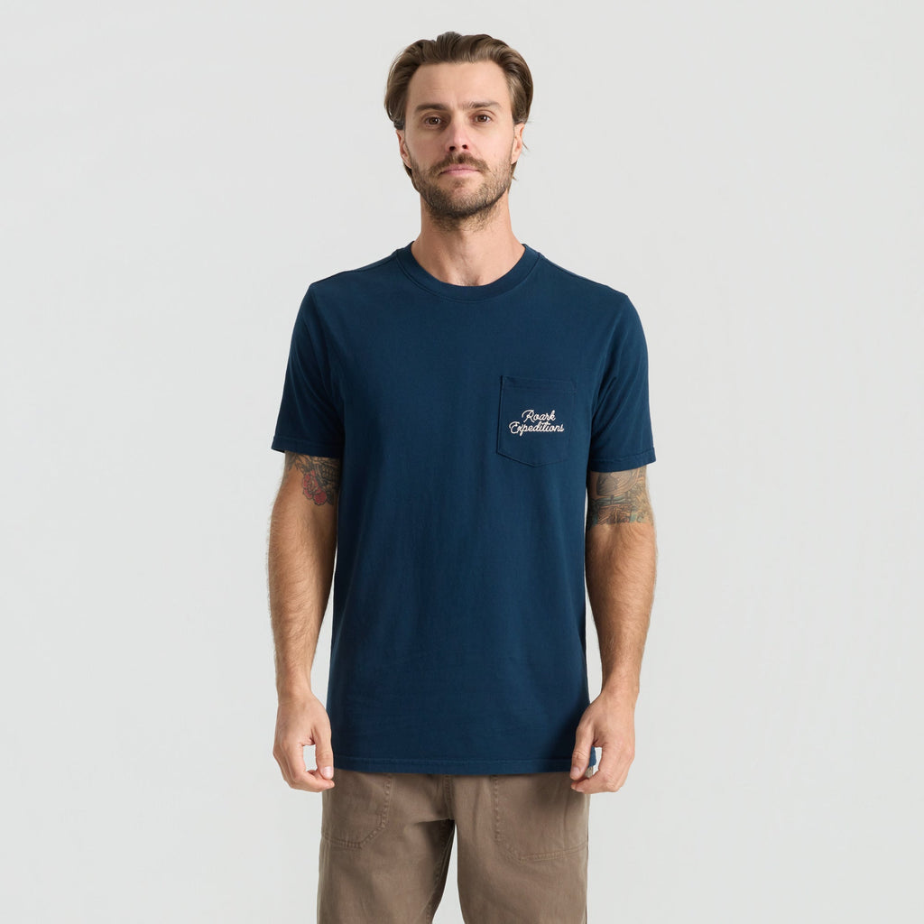 Expeditionen Pocket Premium-T-Shirt - Marine