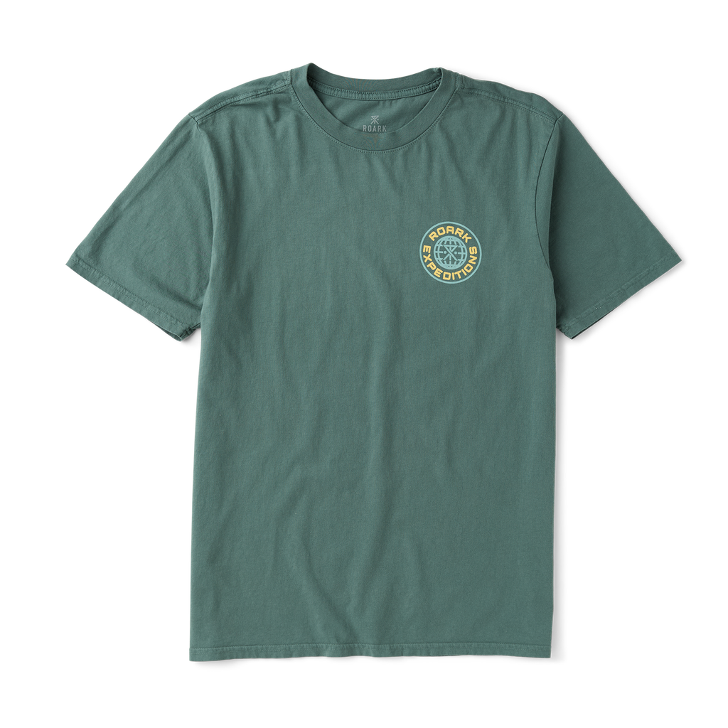 Goin Global Premium-T-Shirt - Schiefergrün