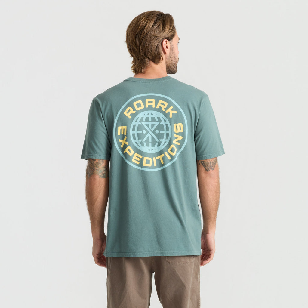 Goin Global Premium-T-Shirt - Schiefergrün