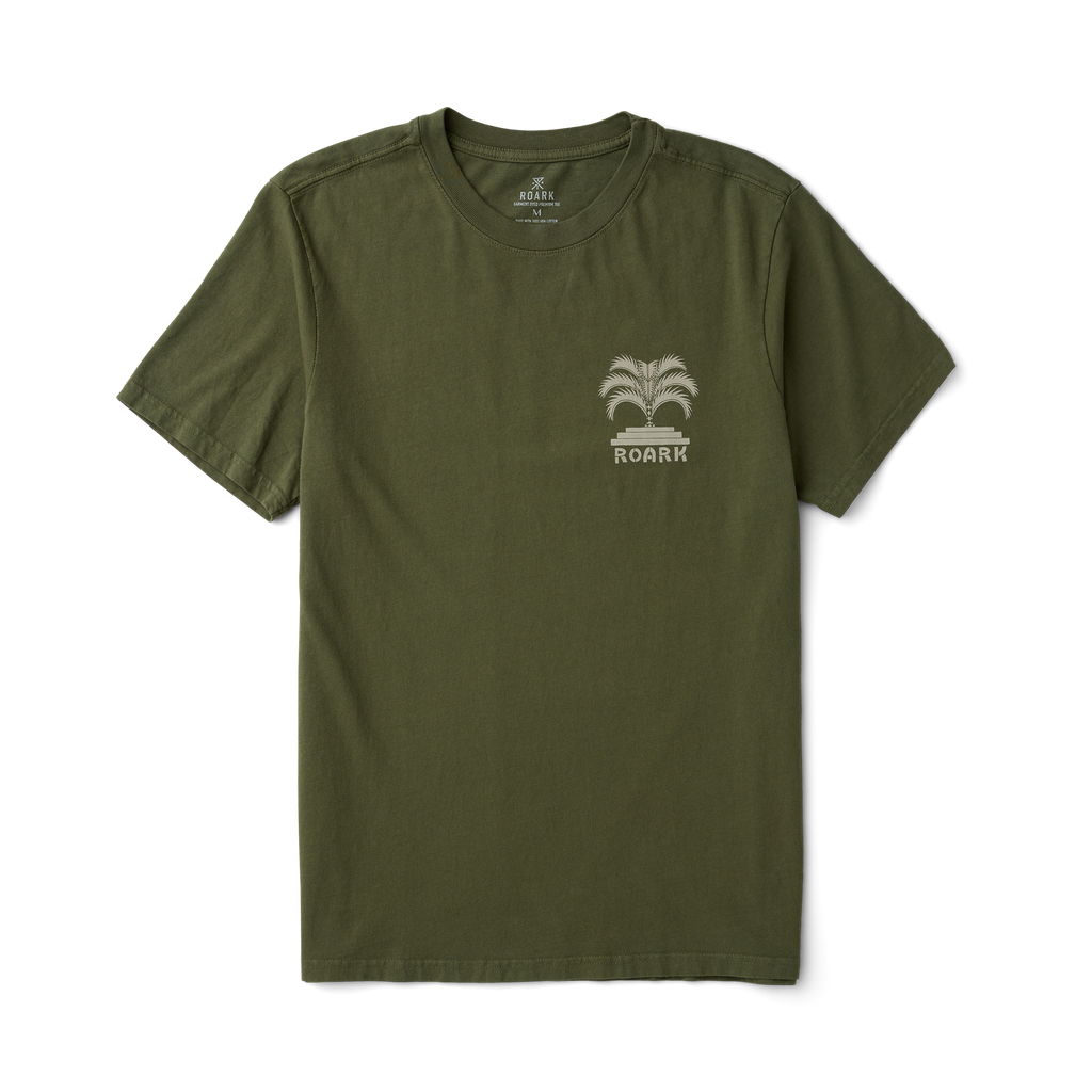 Moto Palm Premium-T-Shirt - Militärisch