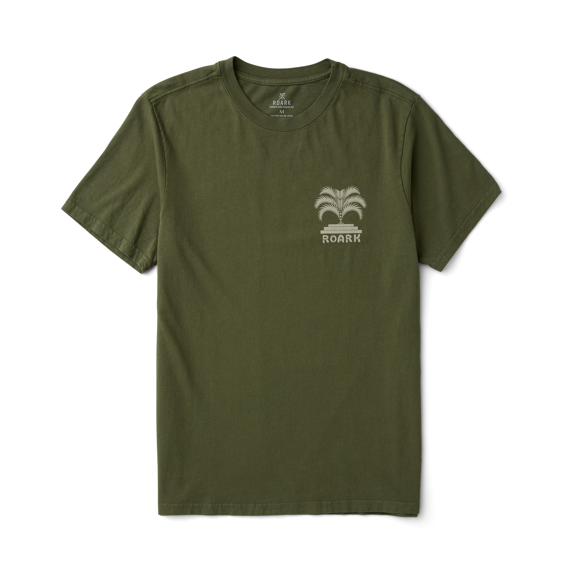 Moto Palm Premium-T-Shirt - Militärisch