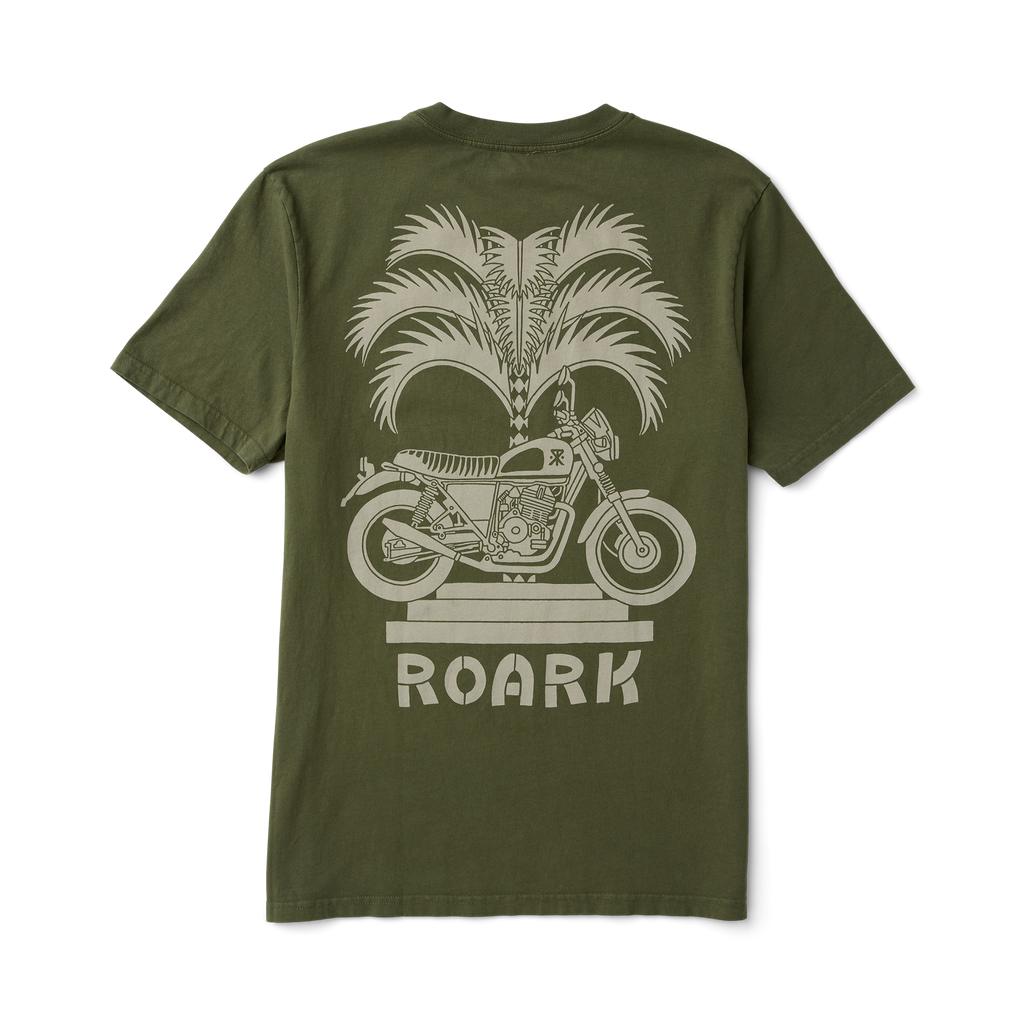 Moto Palm Premium-T-Shirt - Militärisch