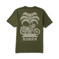 Moto Palm Premium-T-Shirt - Militärisch