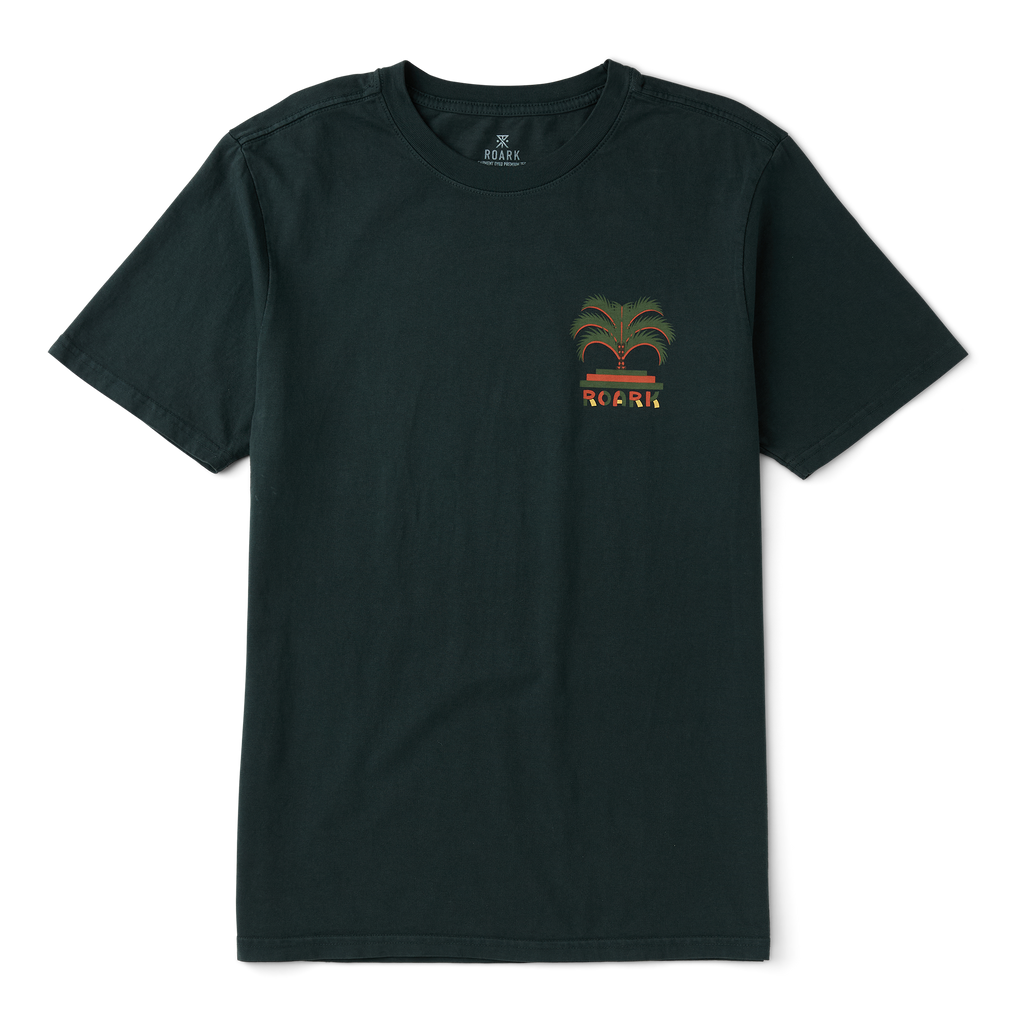 Moto Palm Premium-T-Shirt - Schwarz gewaschen