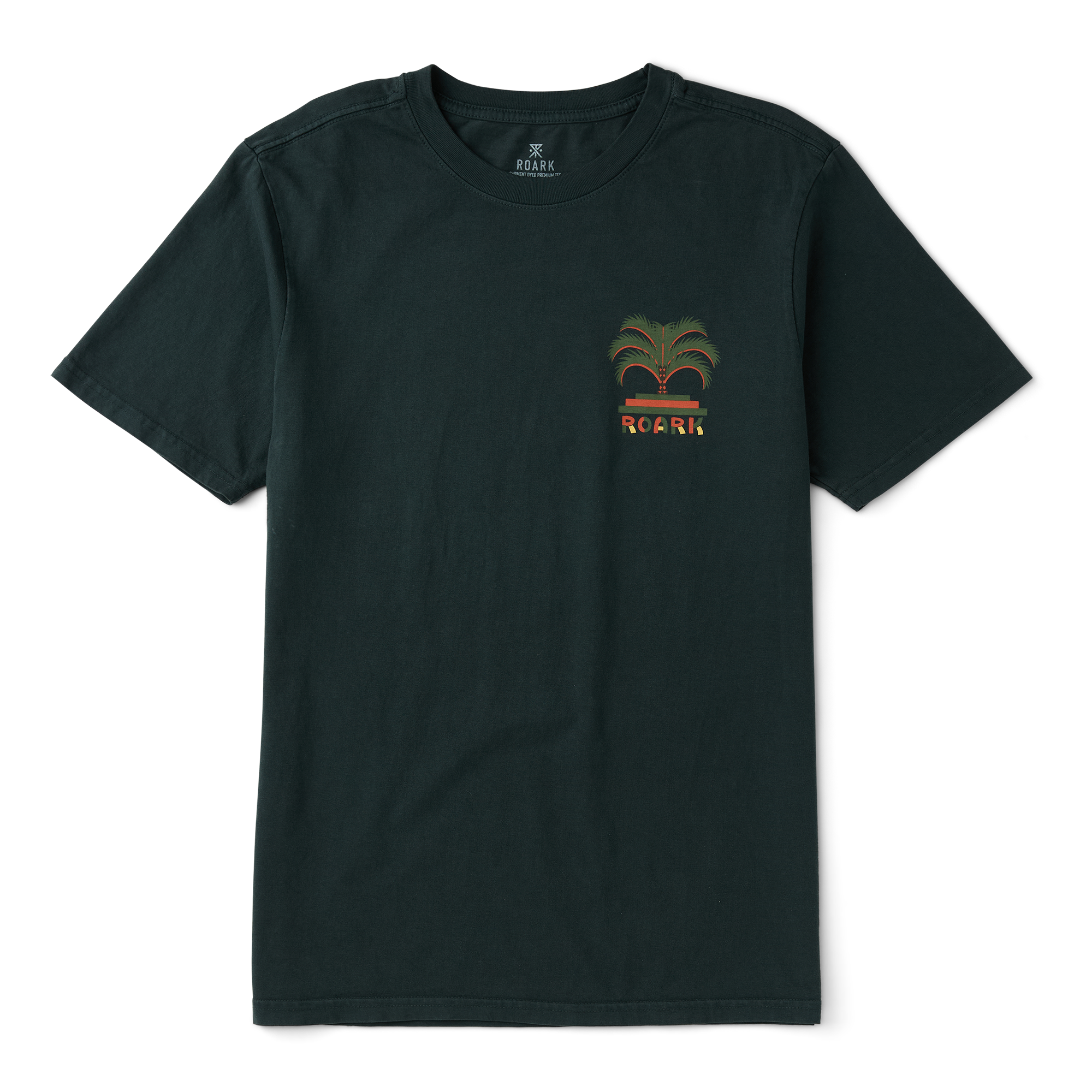 Moto Palm Premium-T-Shirt - Schwarz gewaschen