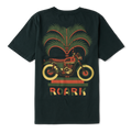 Moto Palm Premium-T-Shirt - Schwarz gewaschen
