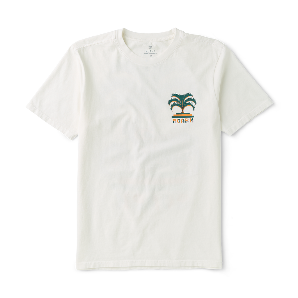 Moto Palm Premium-T-Shirt - Cremeweiß