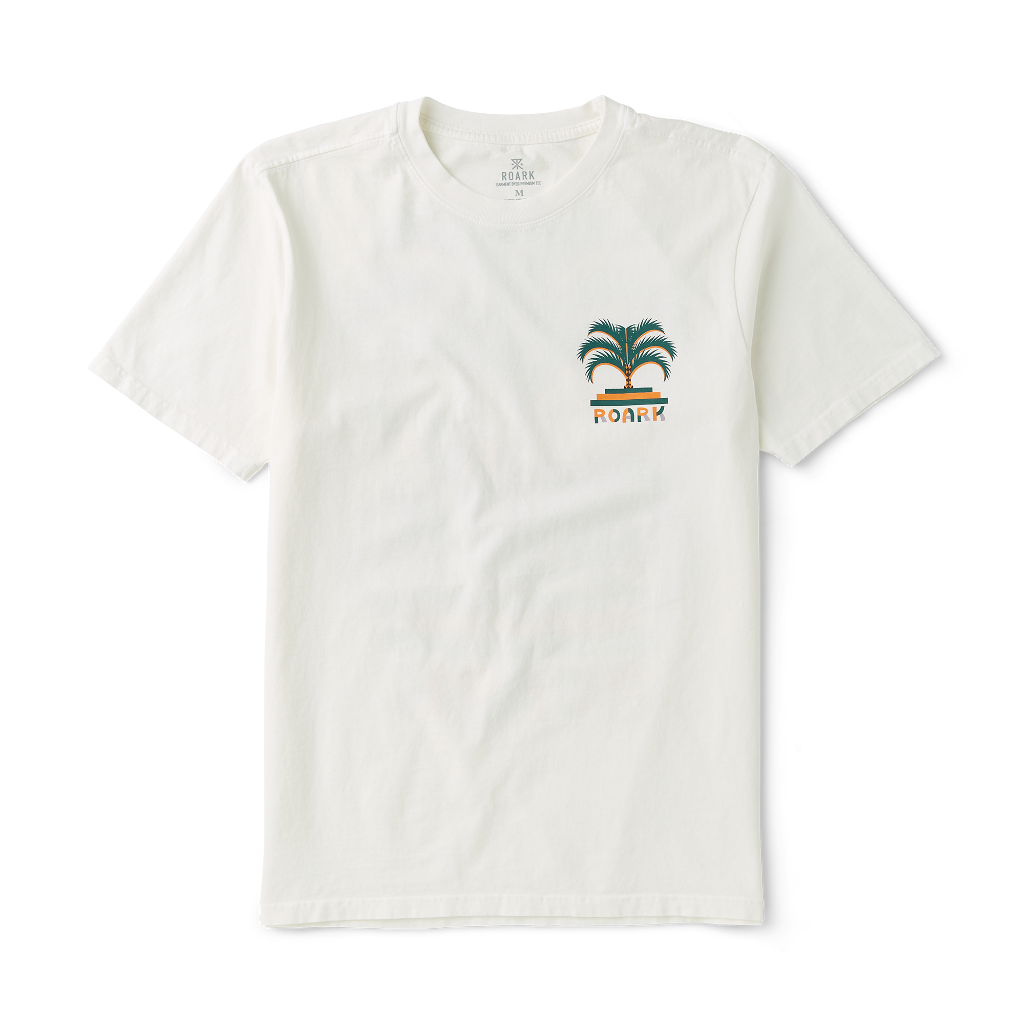 Moto Palm Premium-T-Shirt - Cremeweiß
