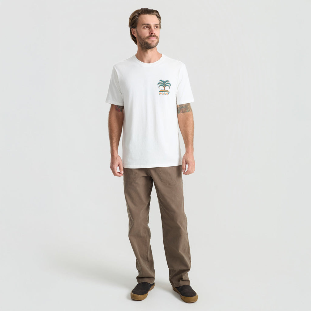 Moto Palm Premium-T-Shirt - Cremeweiß