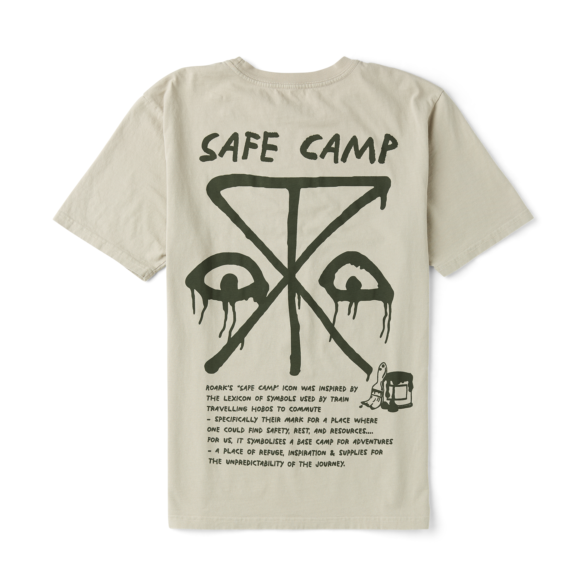 Safecamp Premium-T-Shirt - Fossil