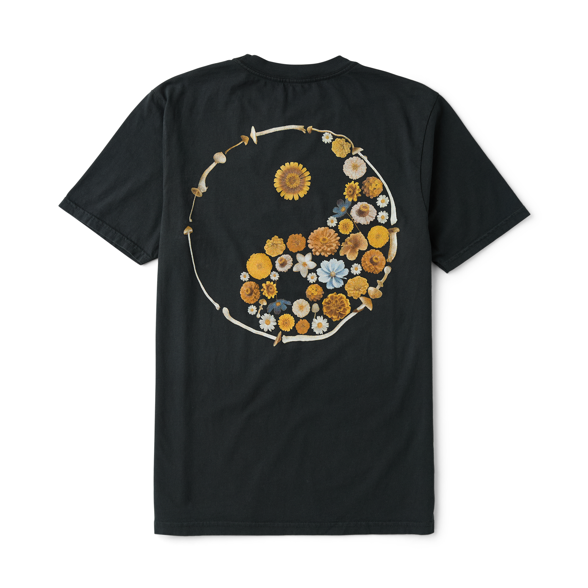 Yin Yang Forage Premium-T-Shirt - Schwarz gewaschen
