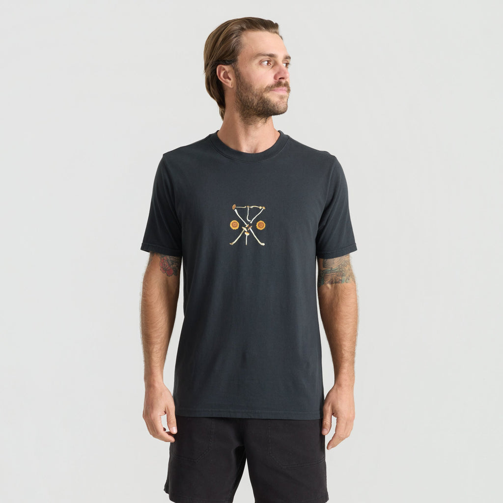 Yin Yang Forage Premium-T-Shirt - Schwarz gewaschen