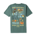 Genießen Sie Premium-T-Shirt - Schiefergrün