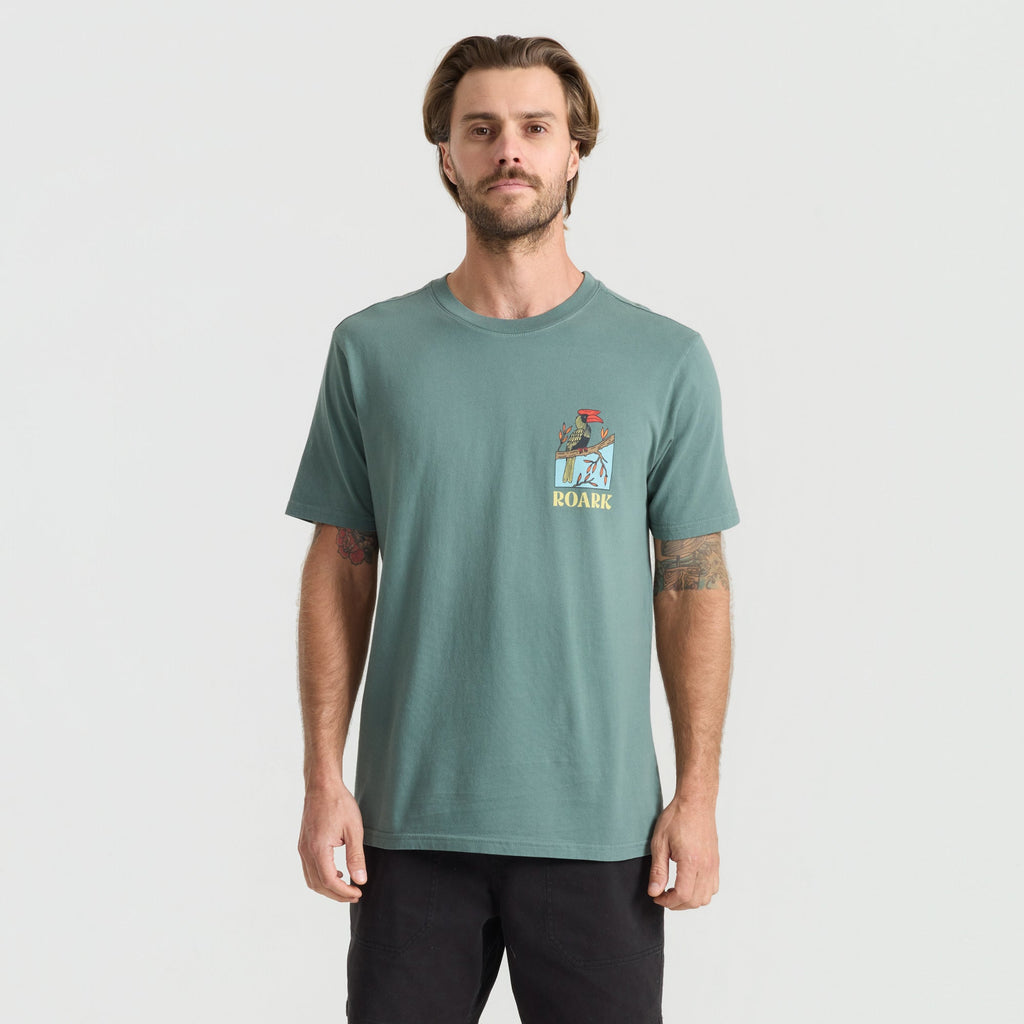 Genießen Sie Premium-T-Shirt - Schiefergrün