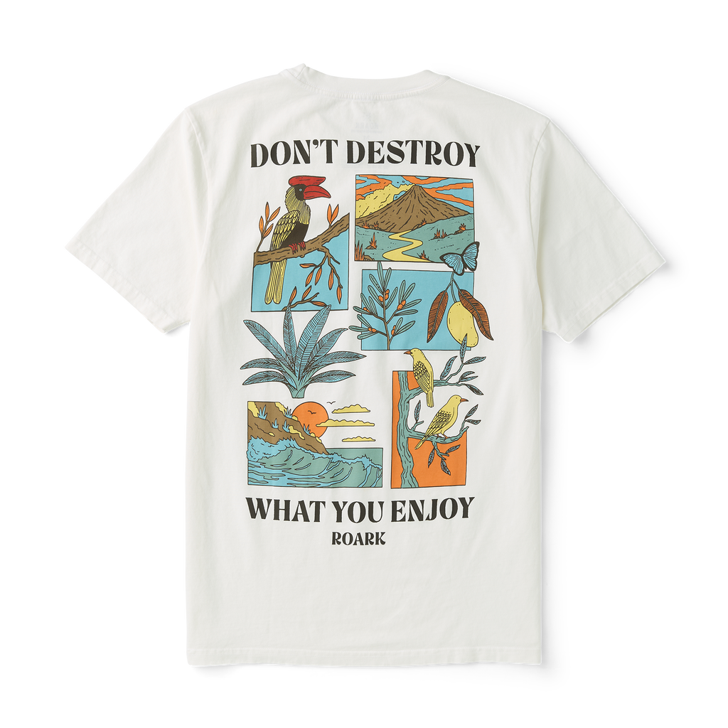 Genießen Sie Premium-T-Shirt - Cremeweiß